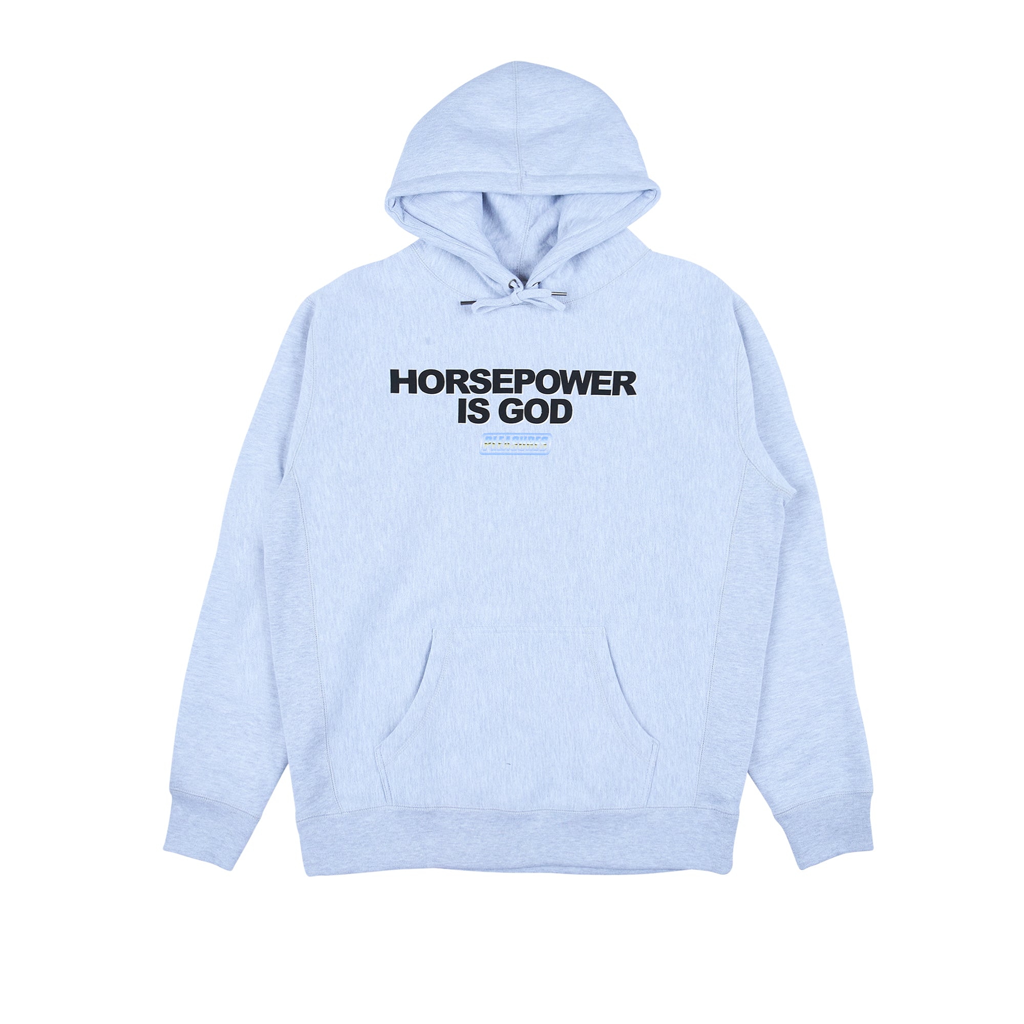 Pleasures Mens Horsepower Premium Hoody 'Heather Grey'