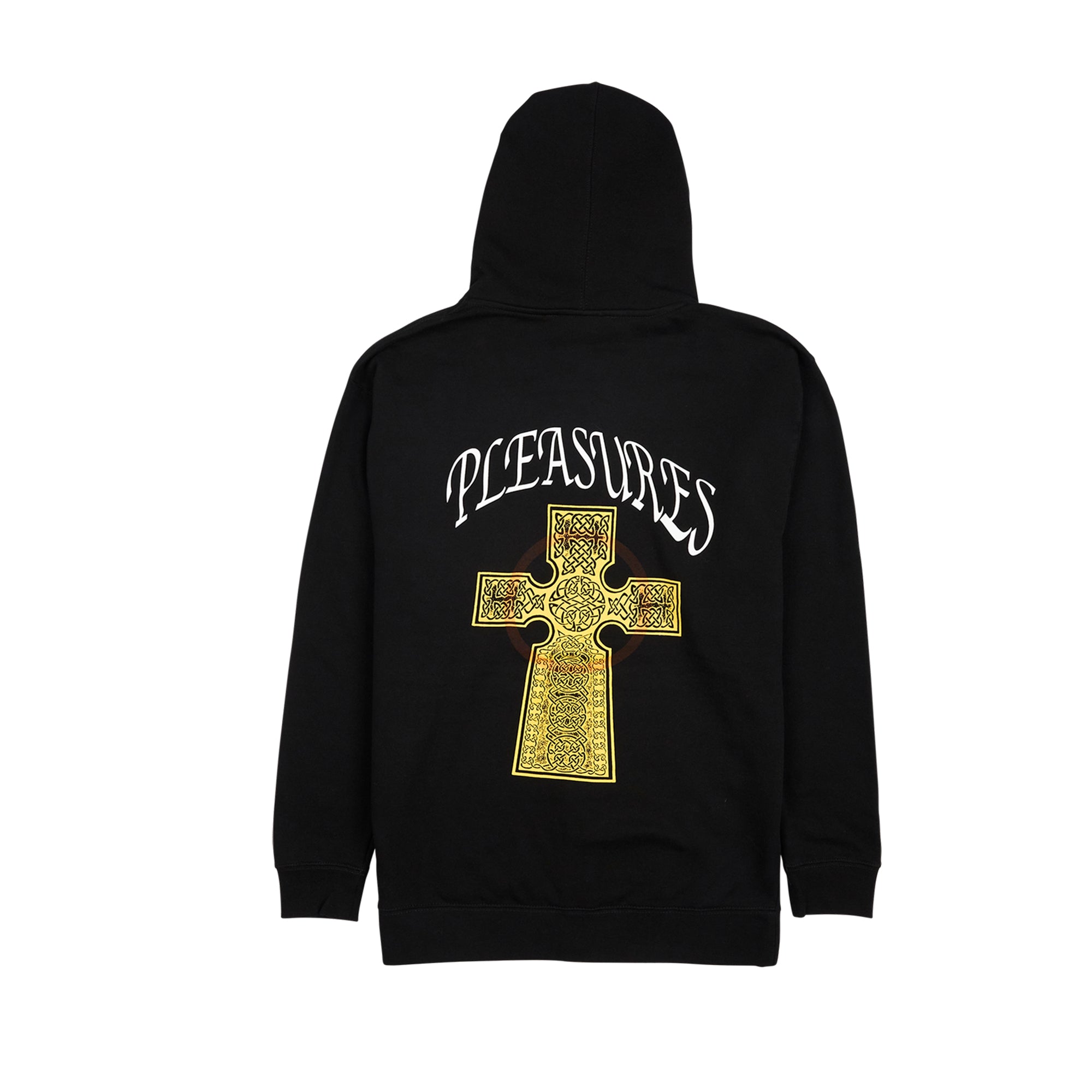 Pleasures Mens Vegan Zip Hoody 'Black'