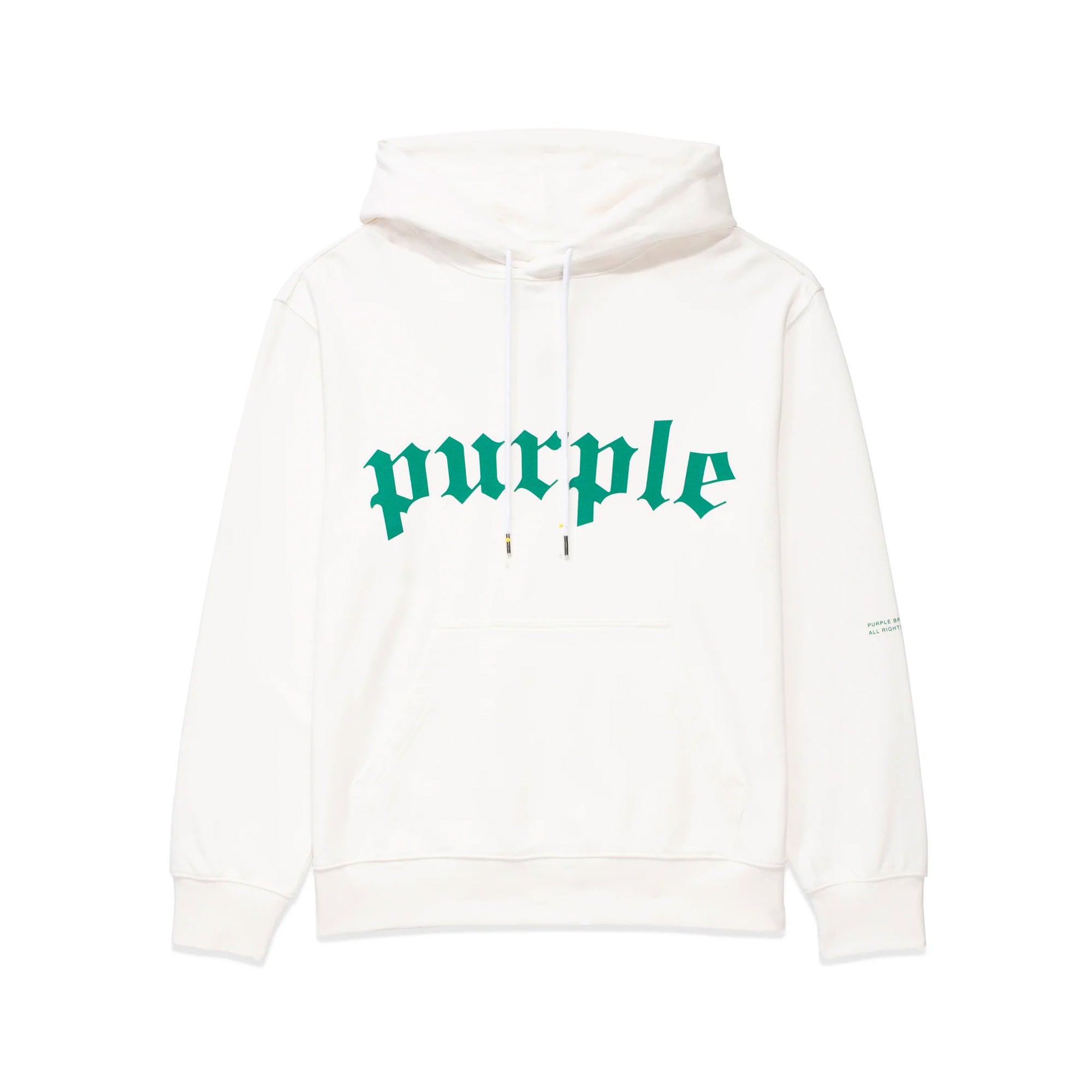 Purple Brand Mens Gothic Arch French Terry Pullover Hoodie