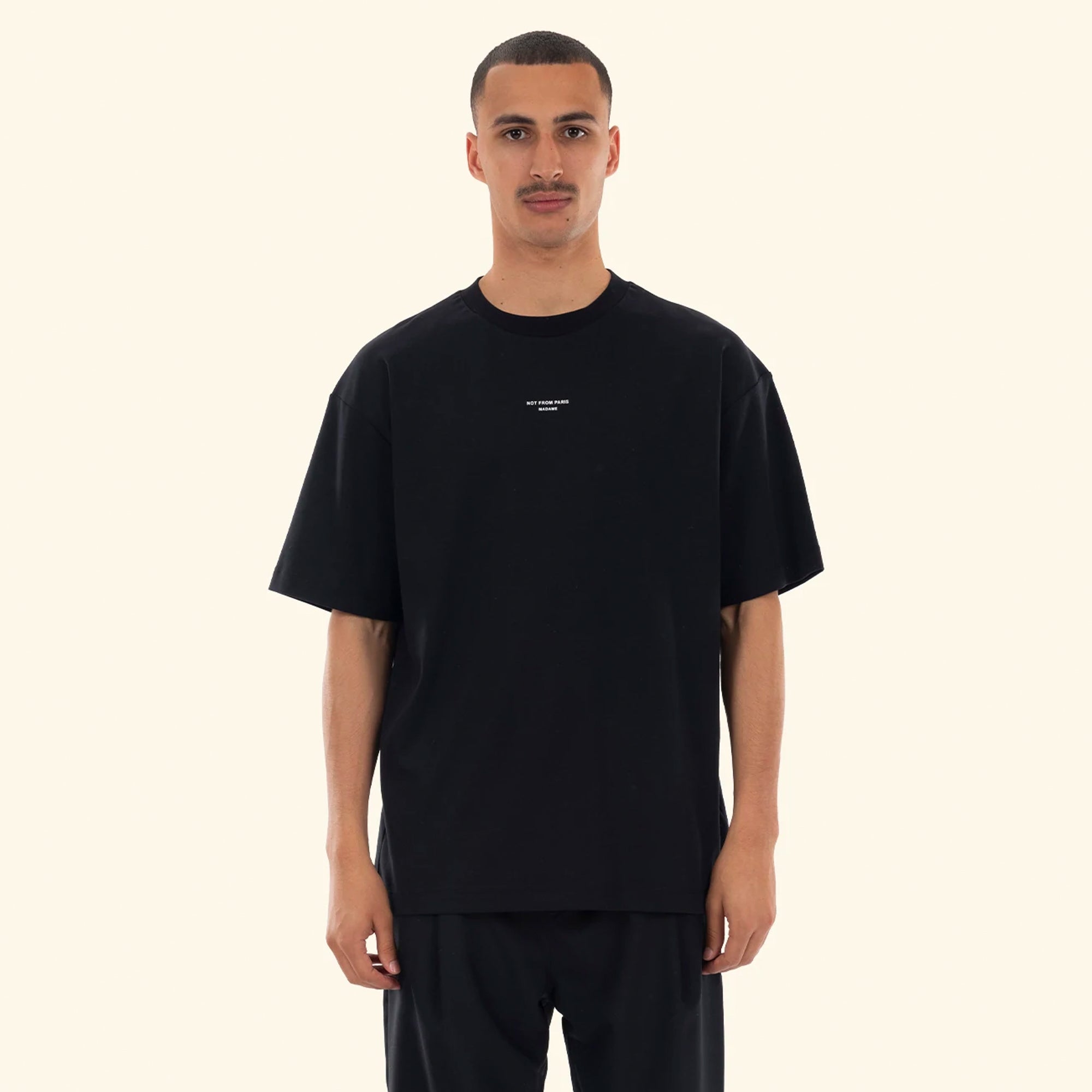 Drole De Monsieur Mens NFPM Classic SS Tee Black