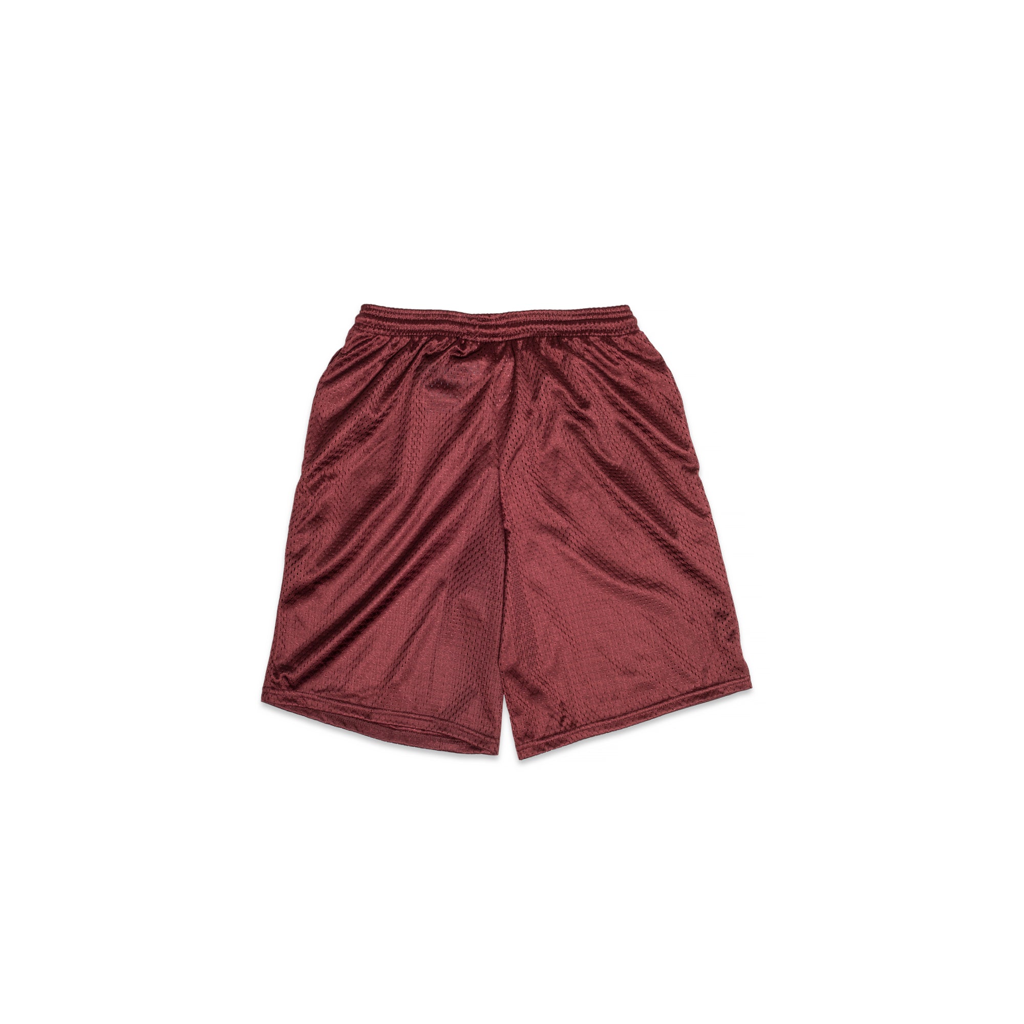 Western Elders Mens Playtime Mesh Shorts 'Maroon'