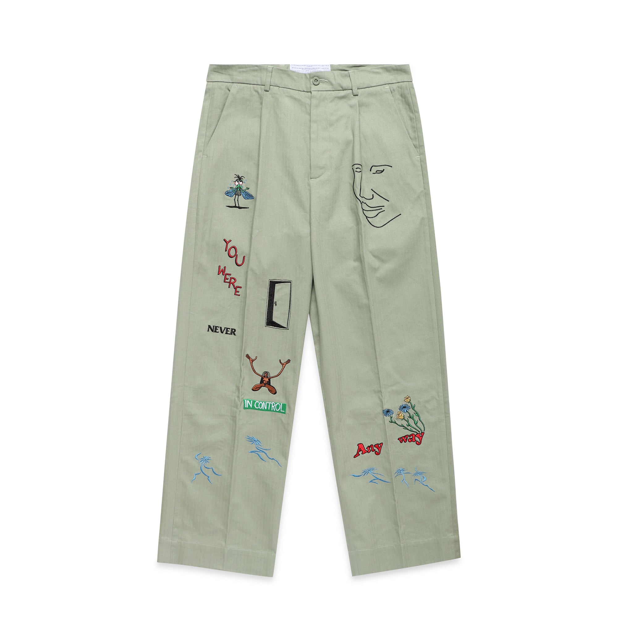 Jungles Mens Let Go Herringbone Pants