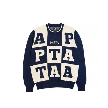 Patta Mens Alphabet Knitted Sweater