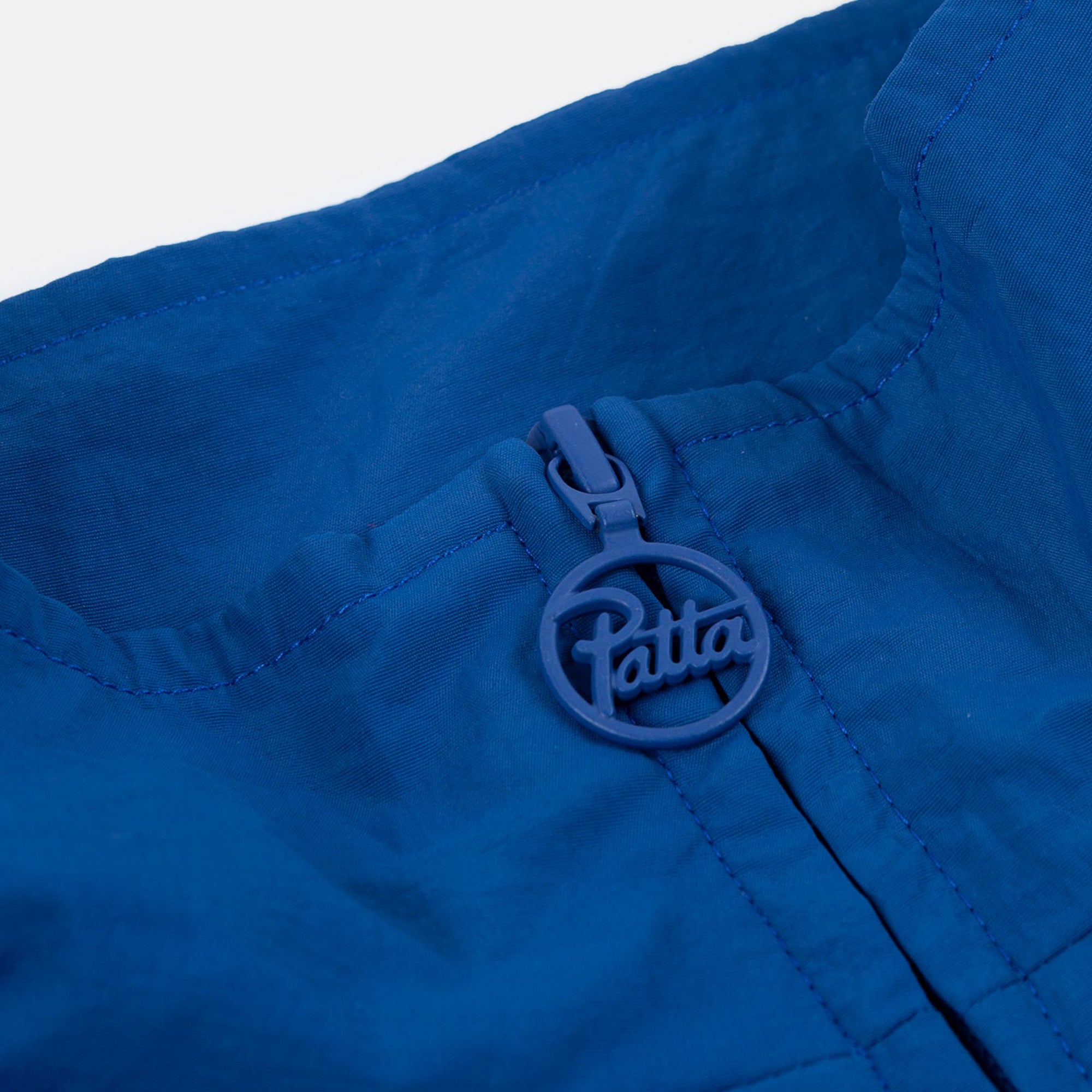 Patta Mens Basic Nylon M2 Track Jacket 'Monaco Blue'