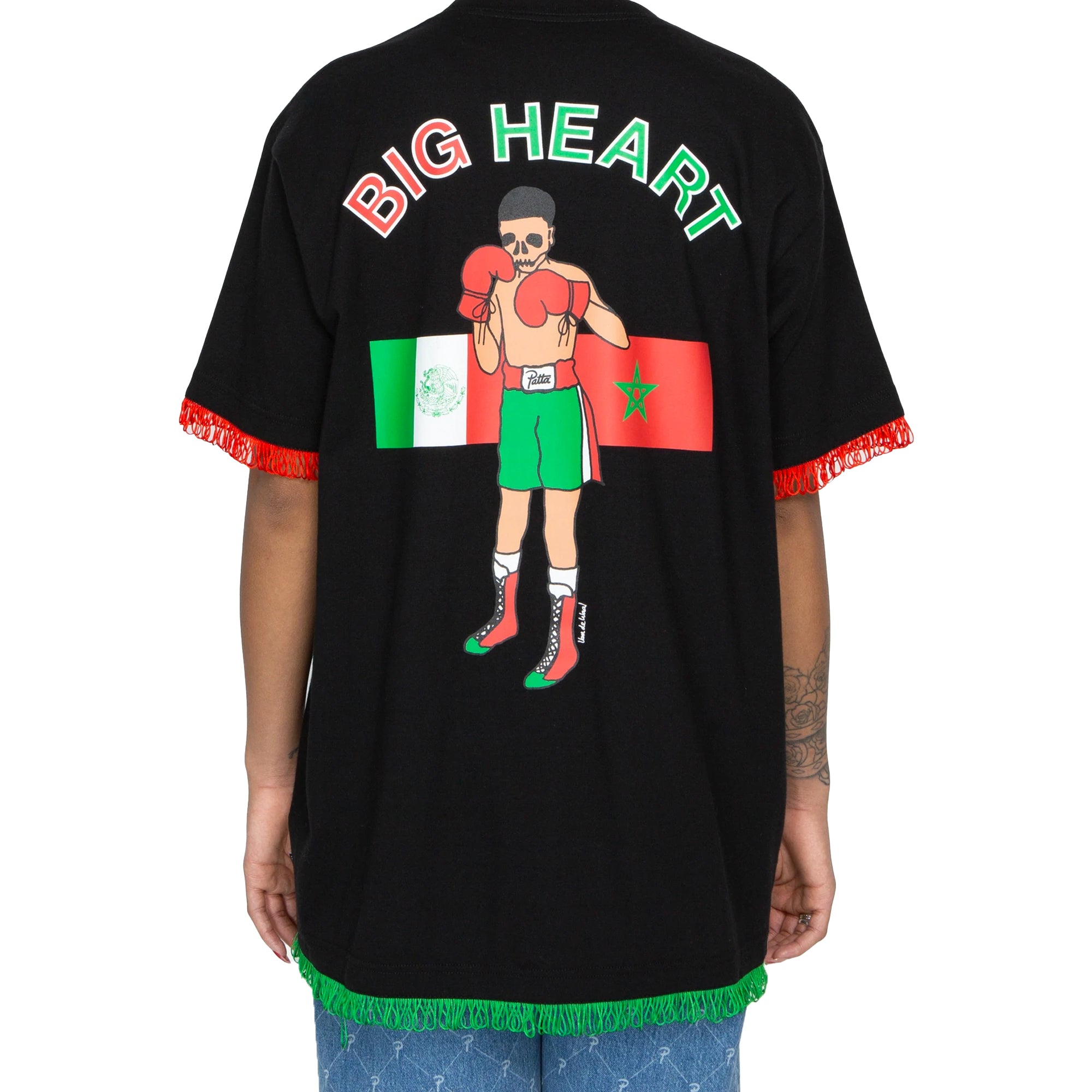 Patta Mens Big Heart T-Shirt 'Black'