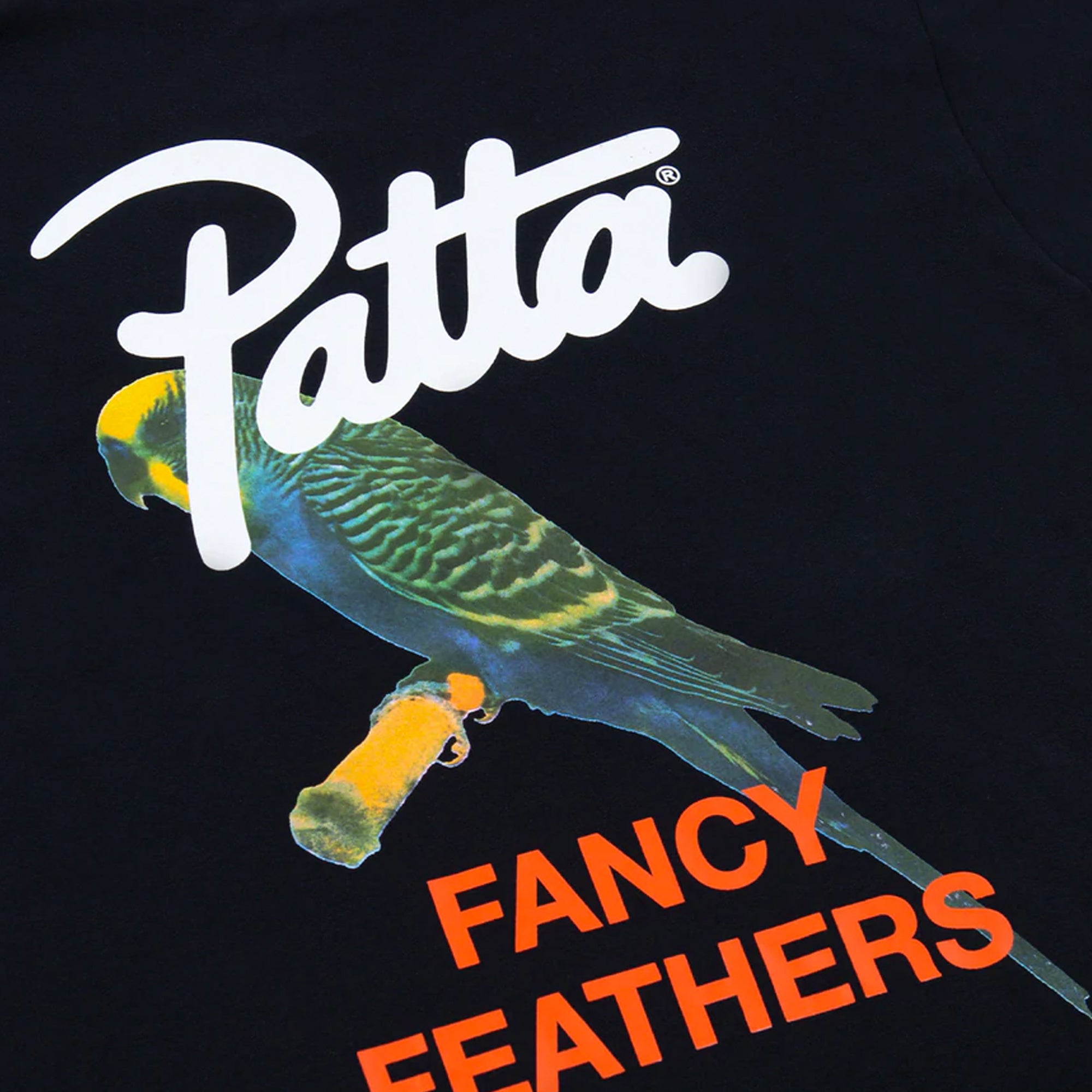 Patta Mens Fancy Feather T-Shirt 'Black'