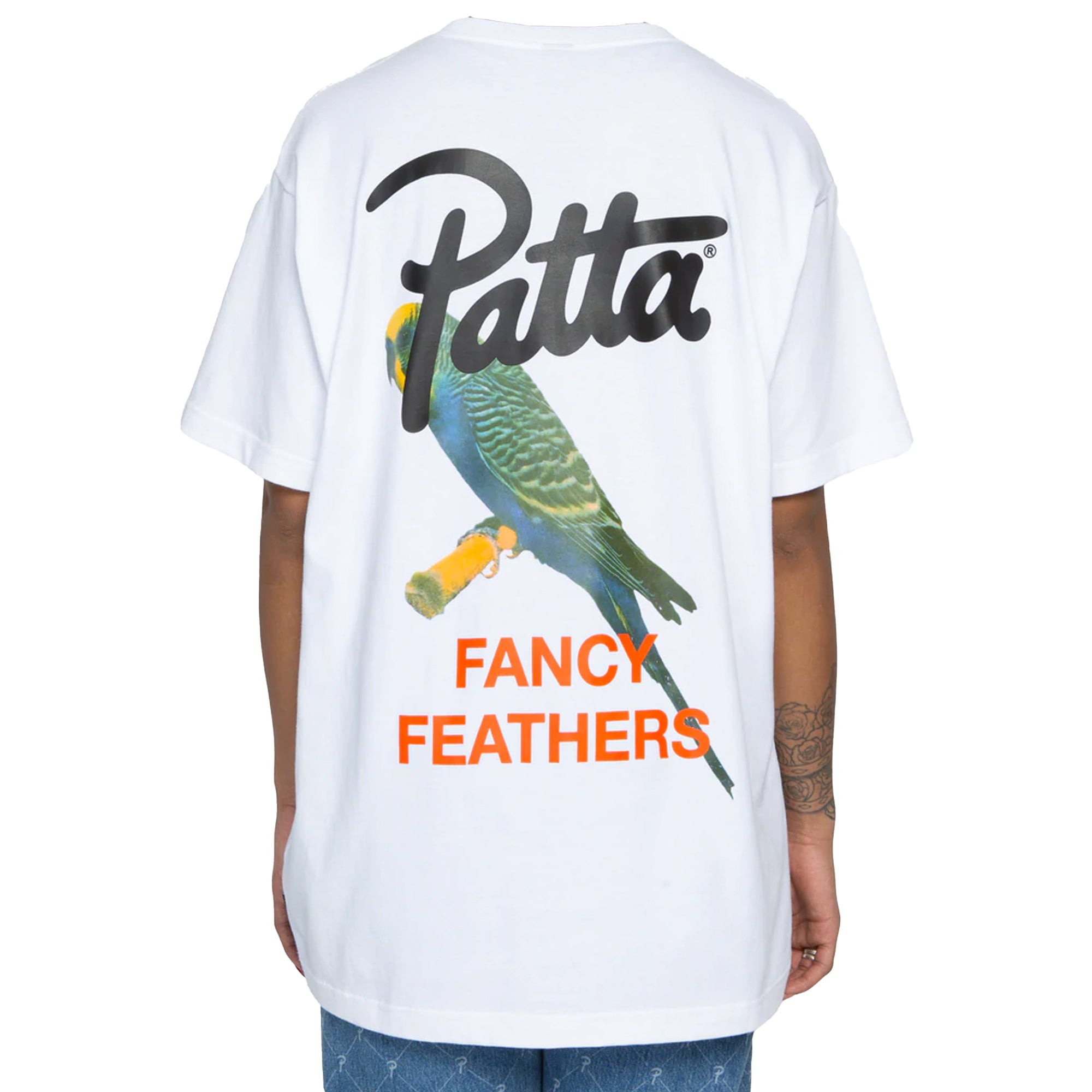 Patta Mens Fancy Feather T-Shirt 'White'