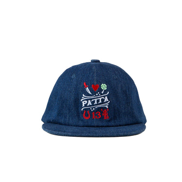 Patta Lucky Charm Denim Sports Cap 'Dark Blue'