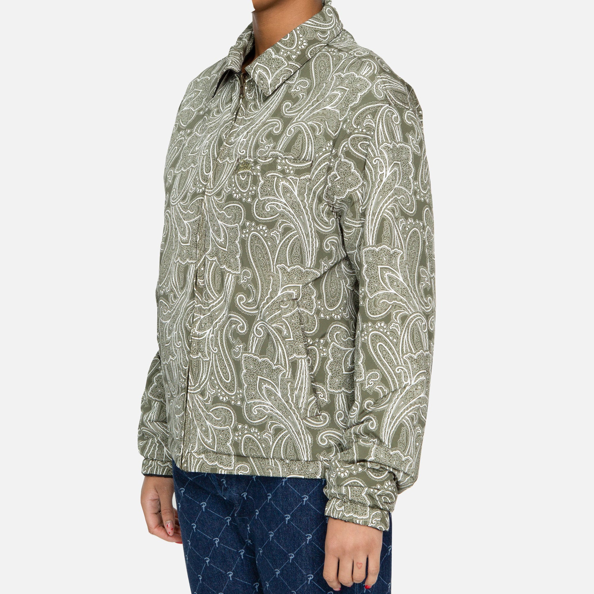 Patta Mens Paisley Reversible Jacket 'Black/Paisley'