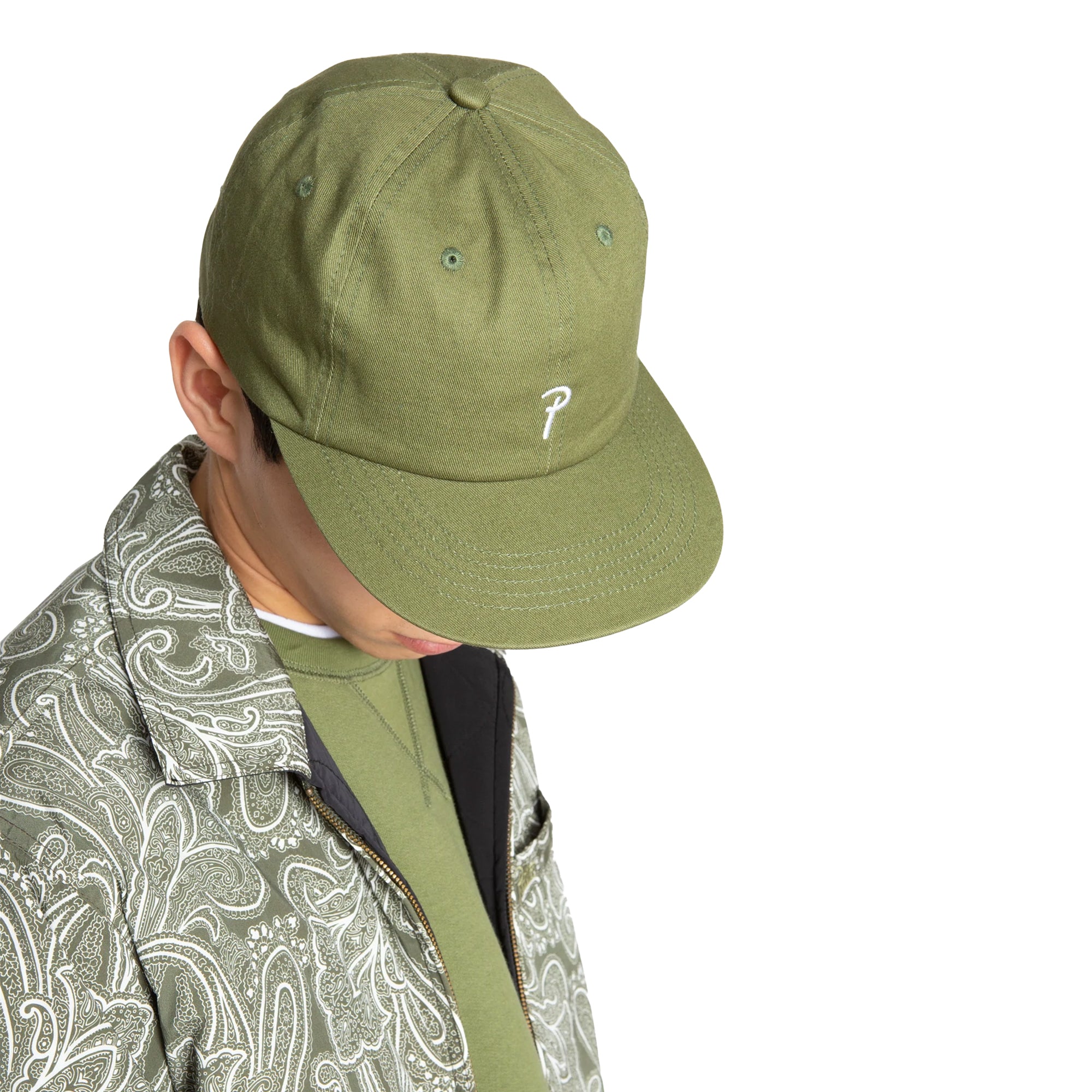 Patta Script P Sports Cap 'Olivine'