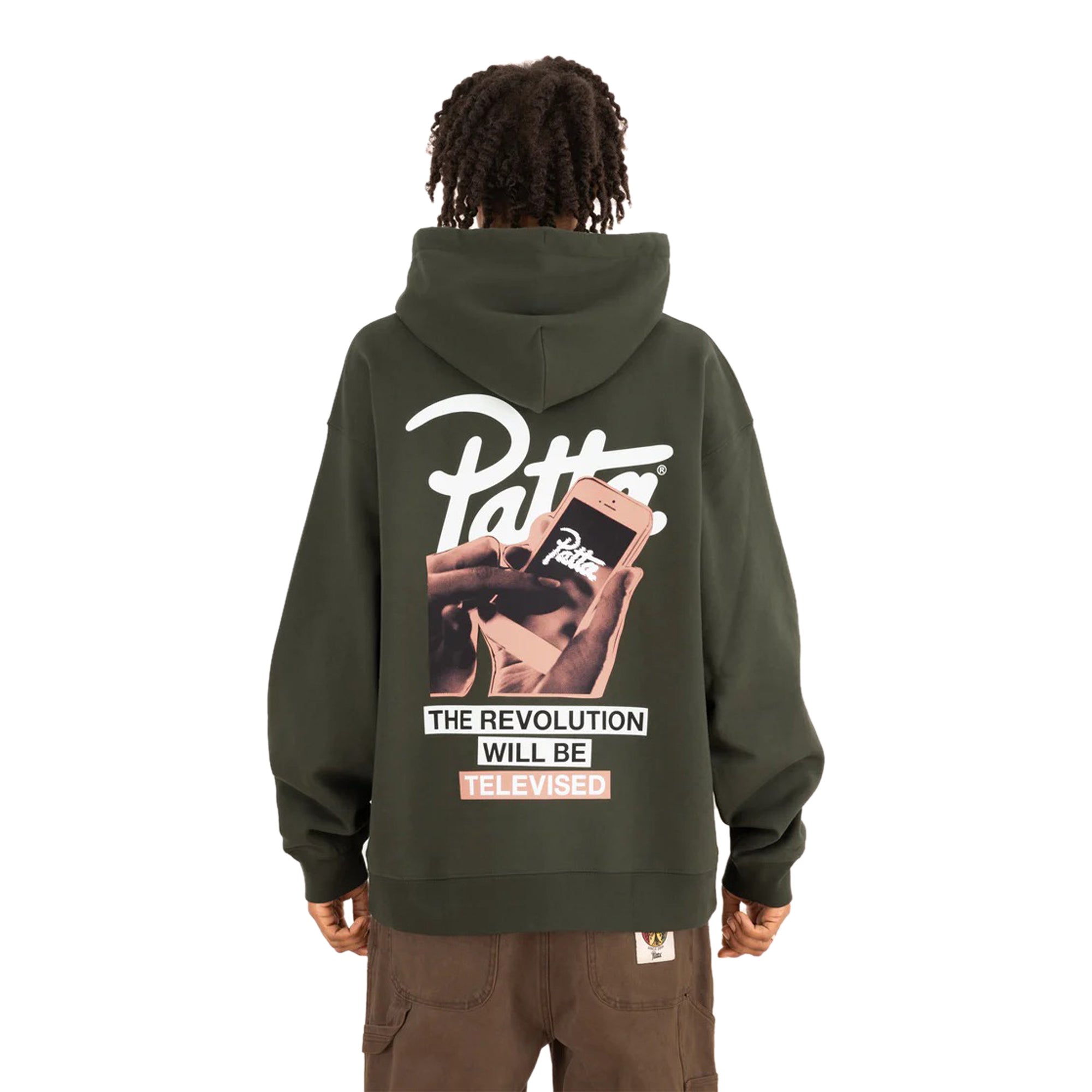 Patta Mens Revolution Boxy Hooded Sweater