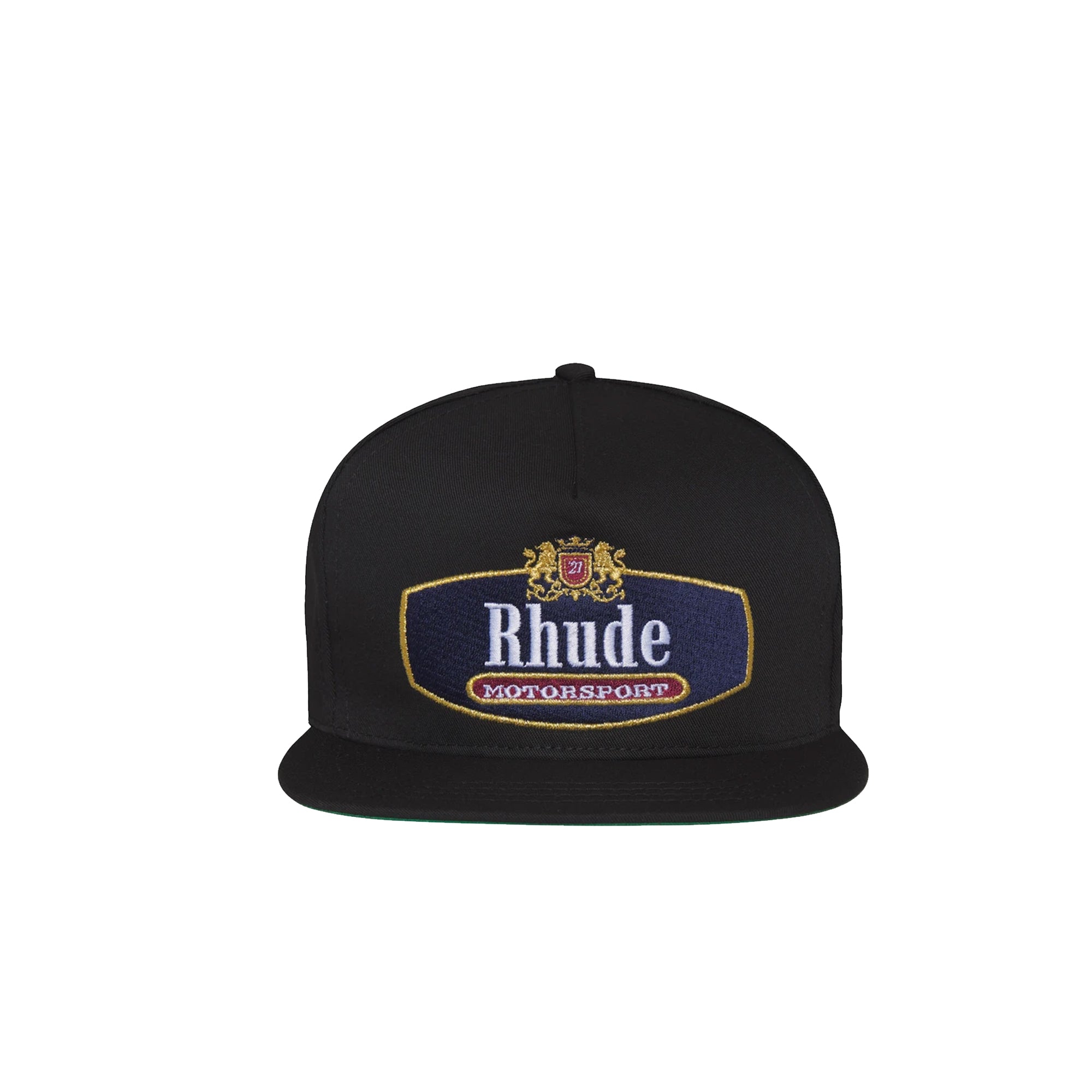 Rhude Mens Racing Crest Hat 'Black' – Extra Butter