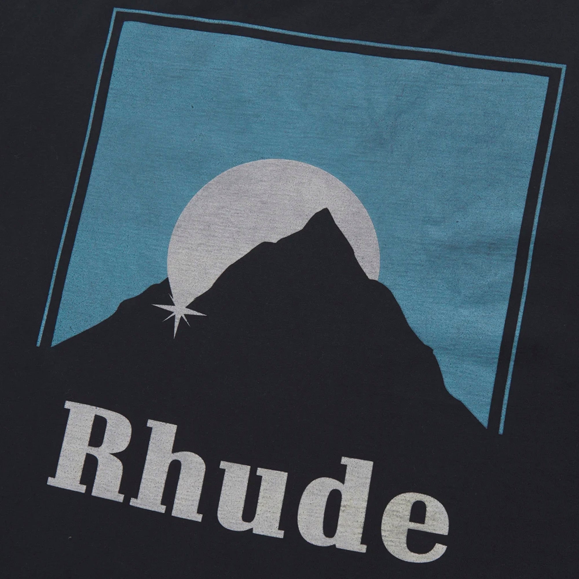 Rhude Mens 'Black' Sundry T-Shirt