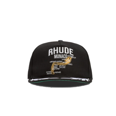 Rhude Mens Monaco Souvenir Hat 'Black'