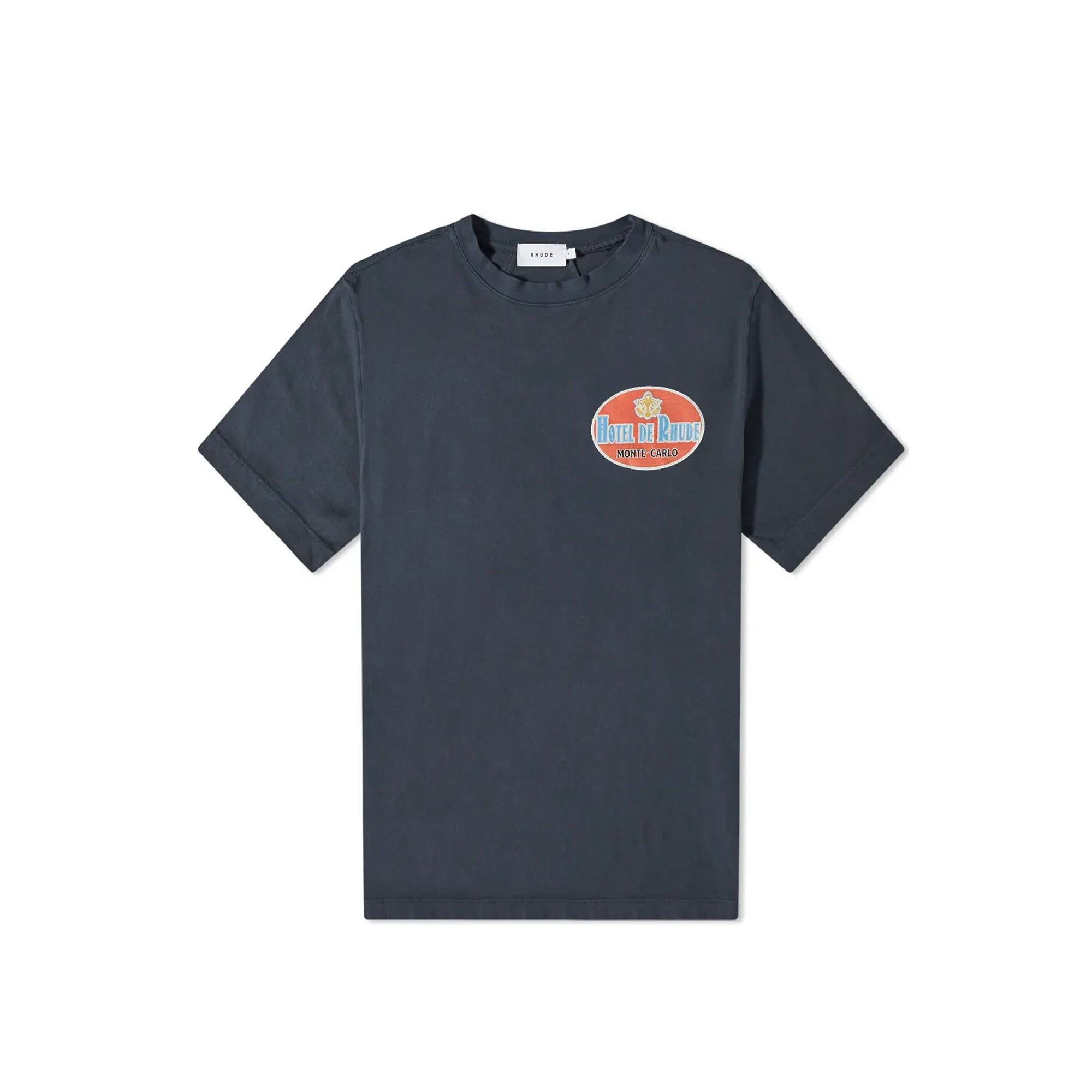 Rhude Mens Hotel De Rhude Tee 'Black'