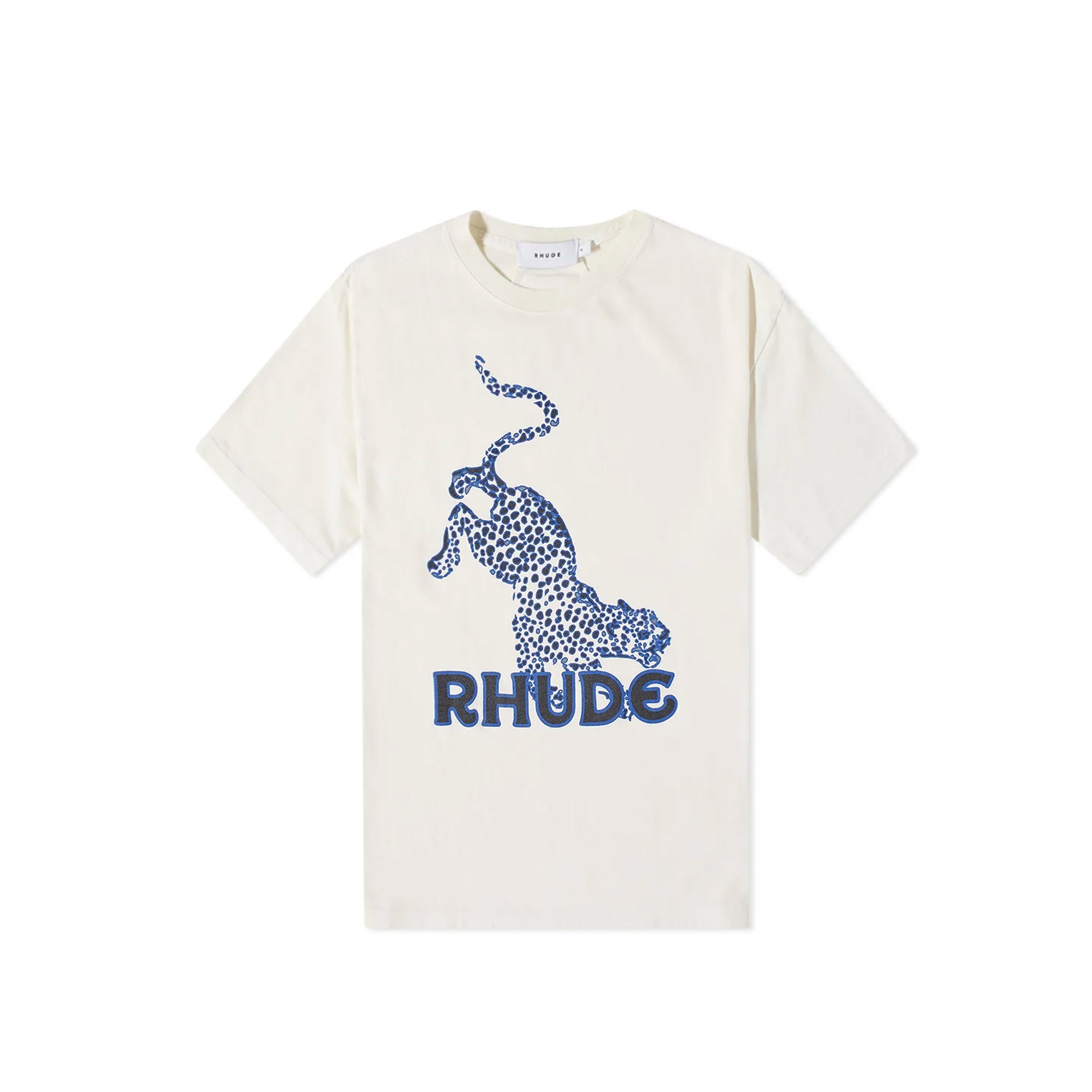 Rhude Mens Lepord Tee 'White'