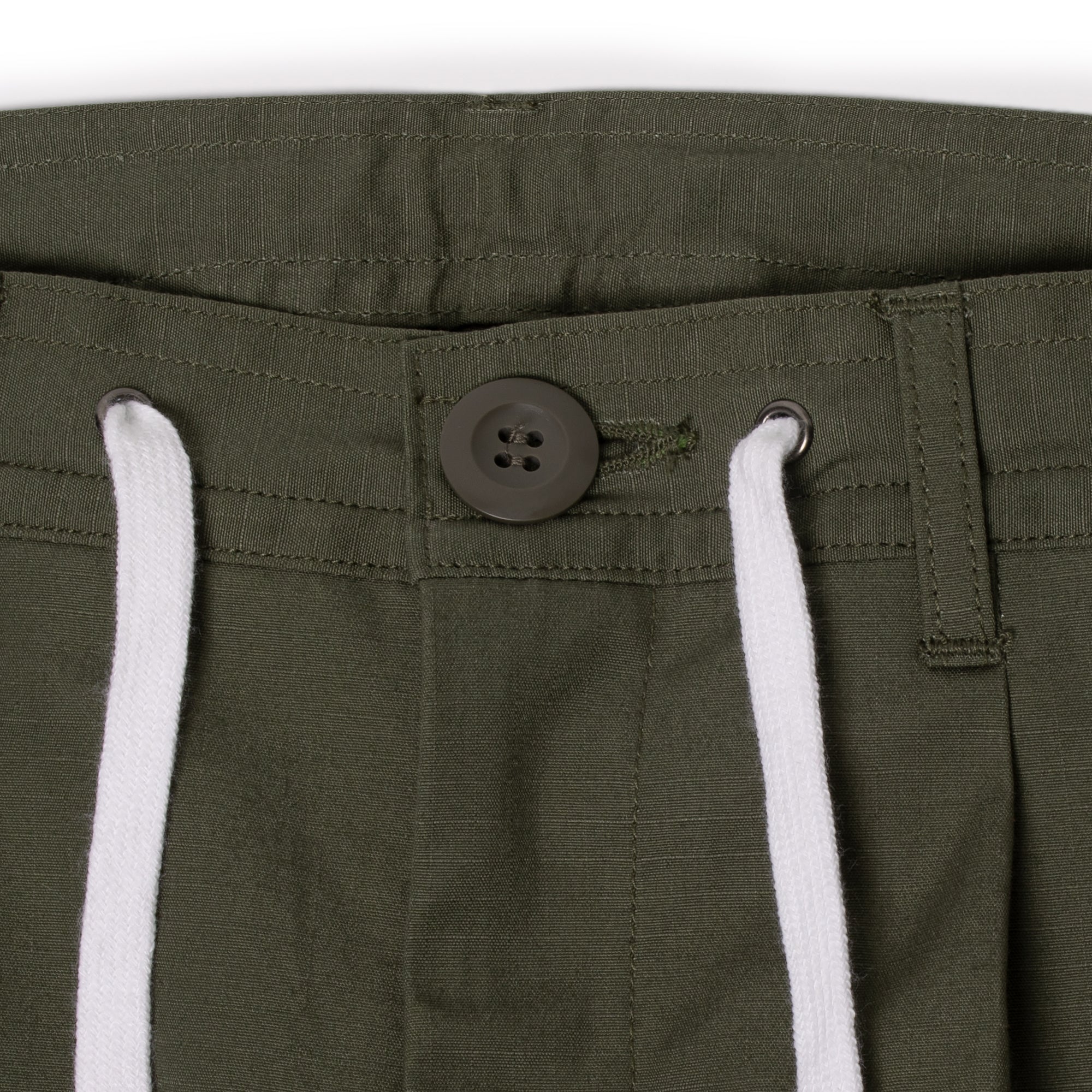 Number (N)ine 'Olive' Cotton Ripstop Trousers