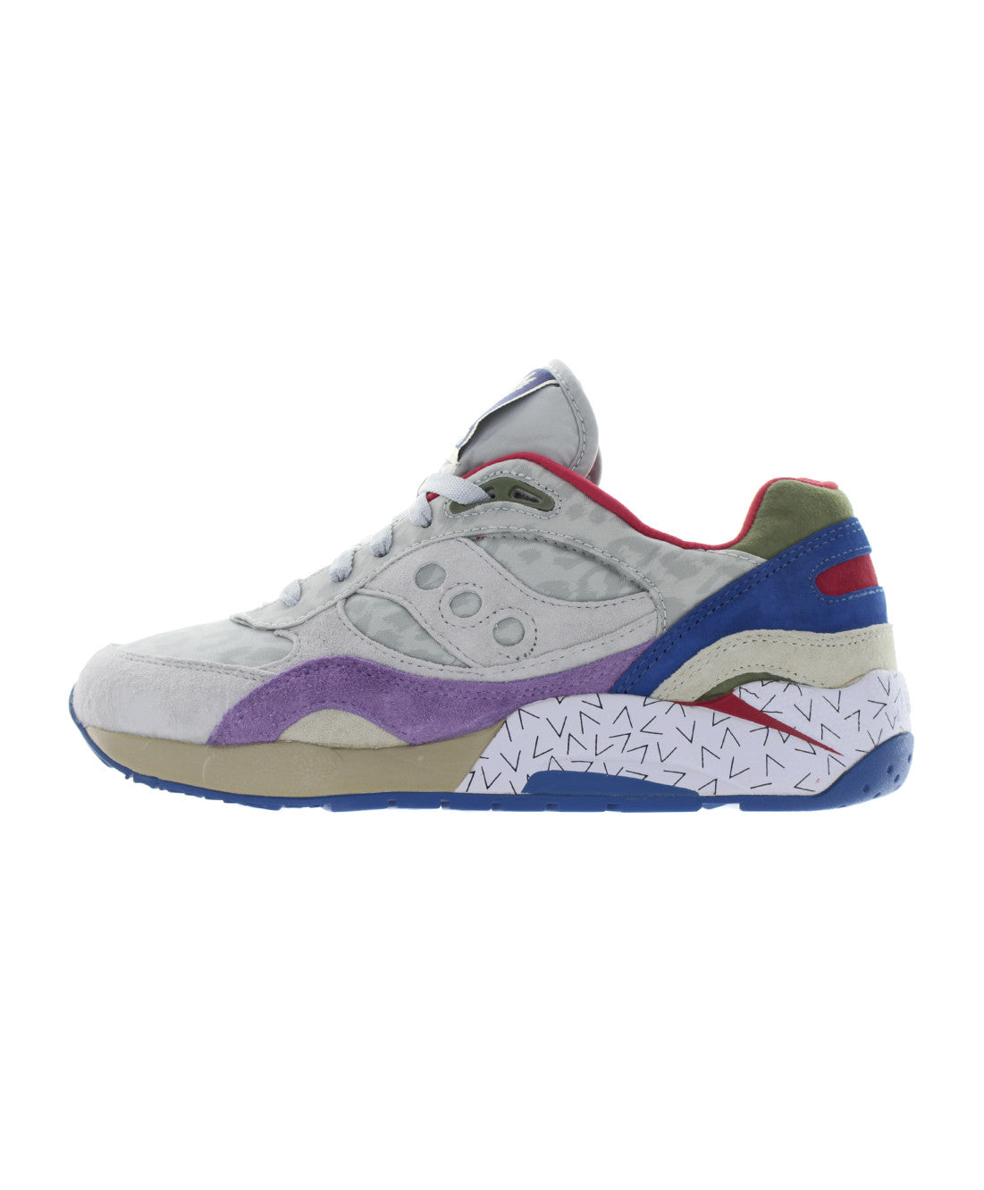 Saucony x Bodega: G9 Shadow 6 "Pattern Recognition" (Grey/Purple)