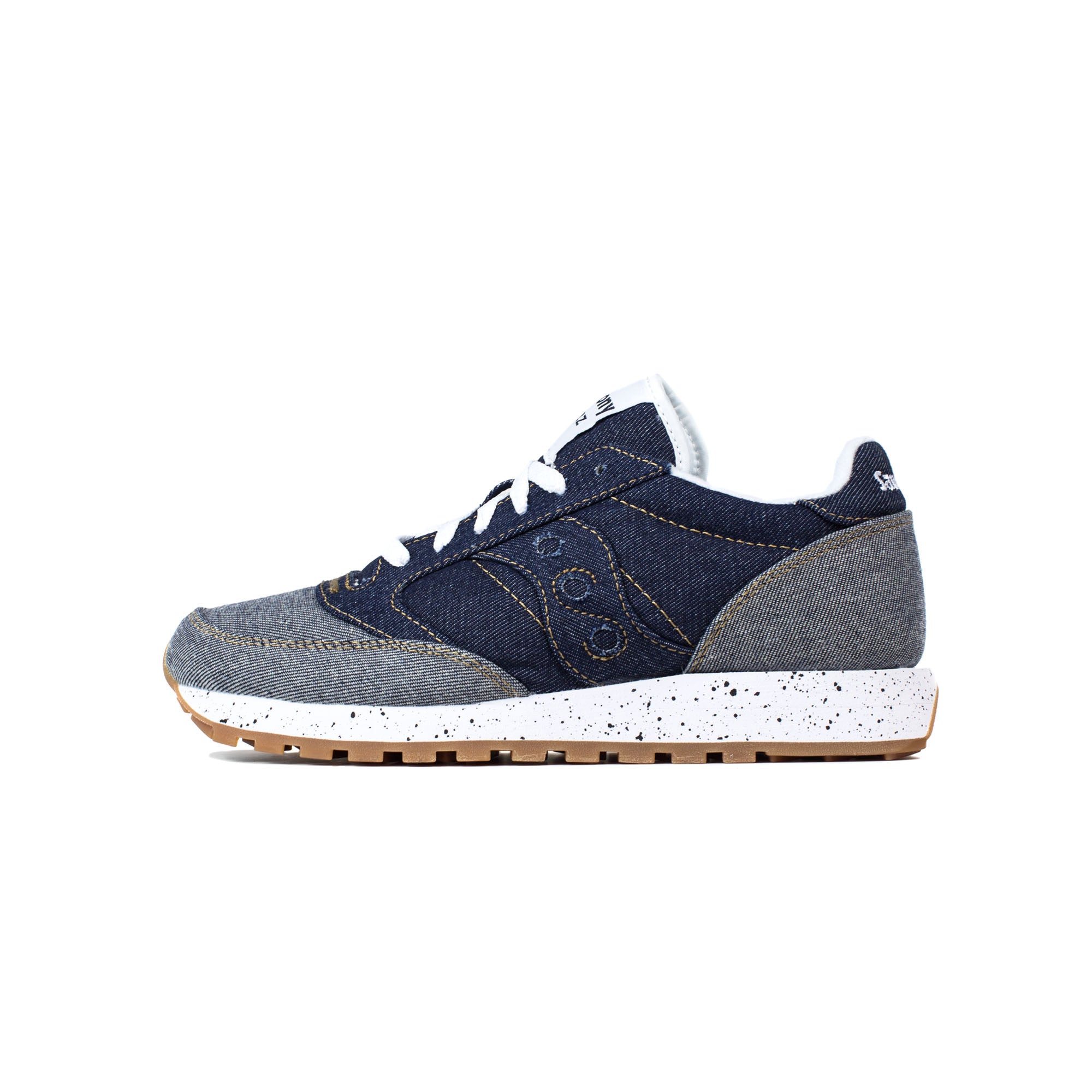 S70253-1, saucony, mens, men, saucony jazz original, jazz original, speckled sole, speckled, white, blue, denim 