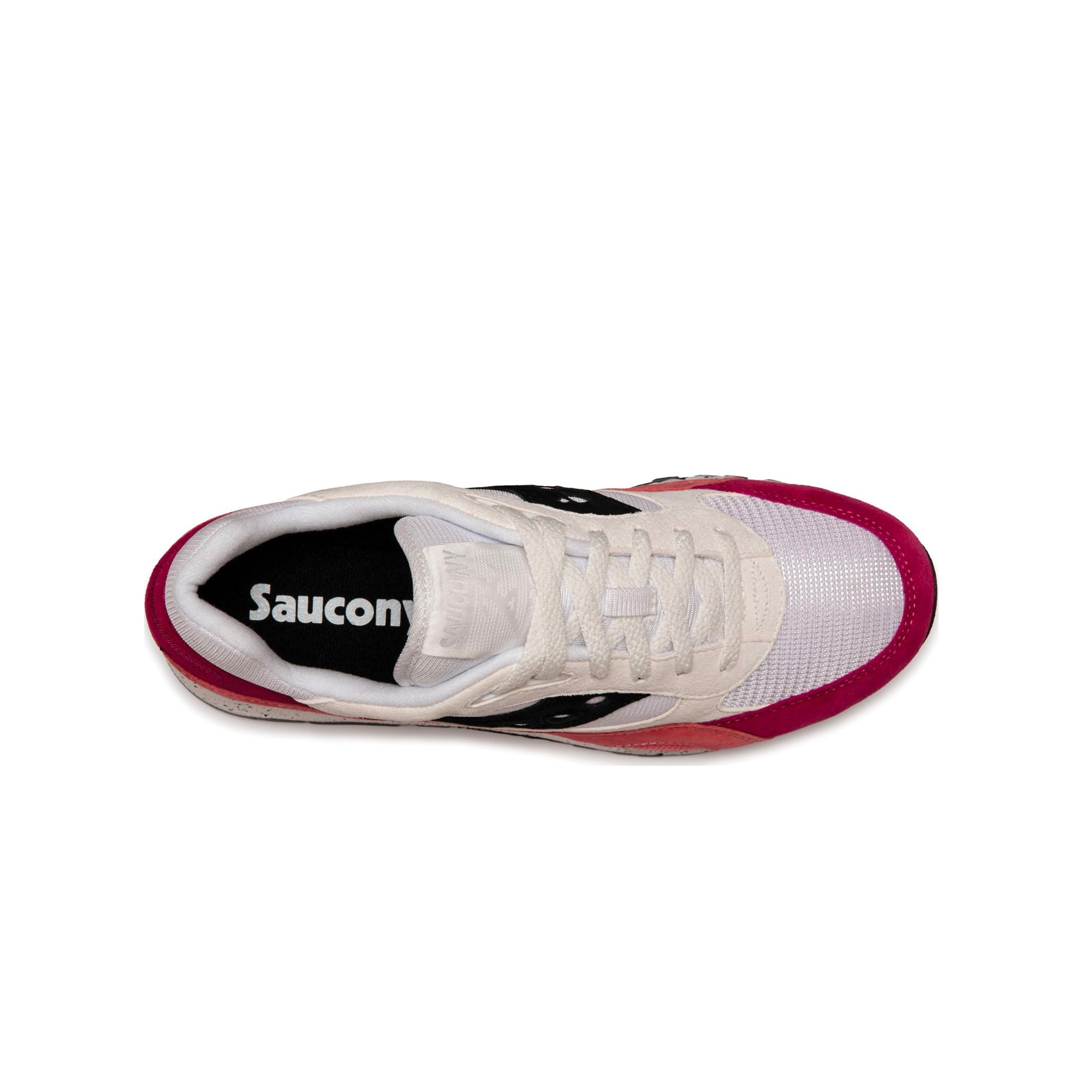 Saucony Mens Shadow 6000 Shoes 'White/Coral'