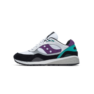 Saucony Mens Shadow 6000 Shoes 'White/Teal/Purple'