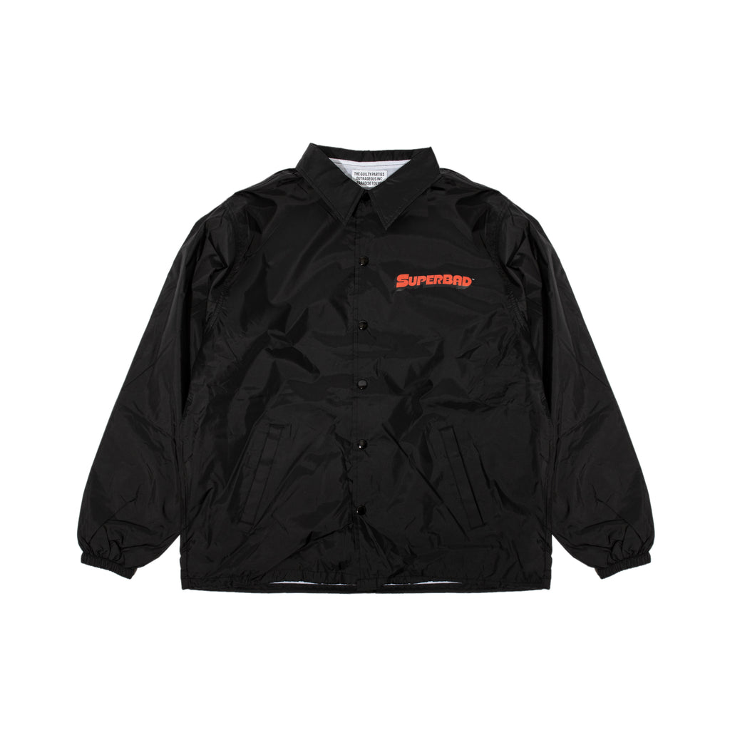 Wacko Maria Mens Super Bad Coach Jacket 'Black' – Extra Butter