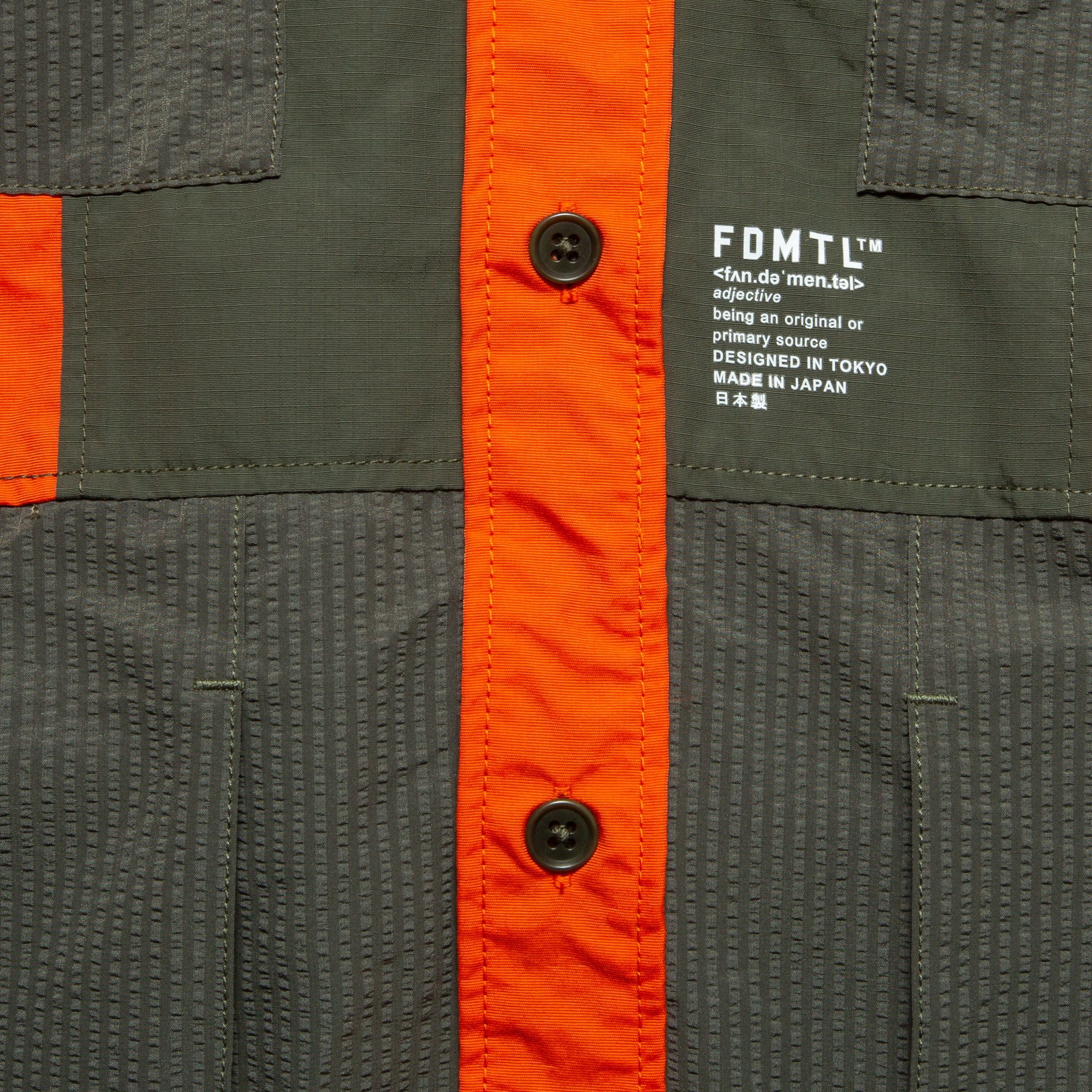 FDMTL Mens Patchwork Shirt