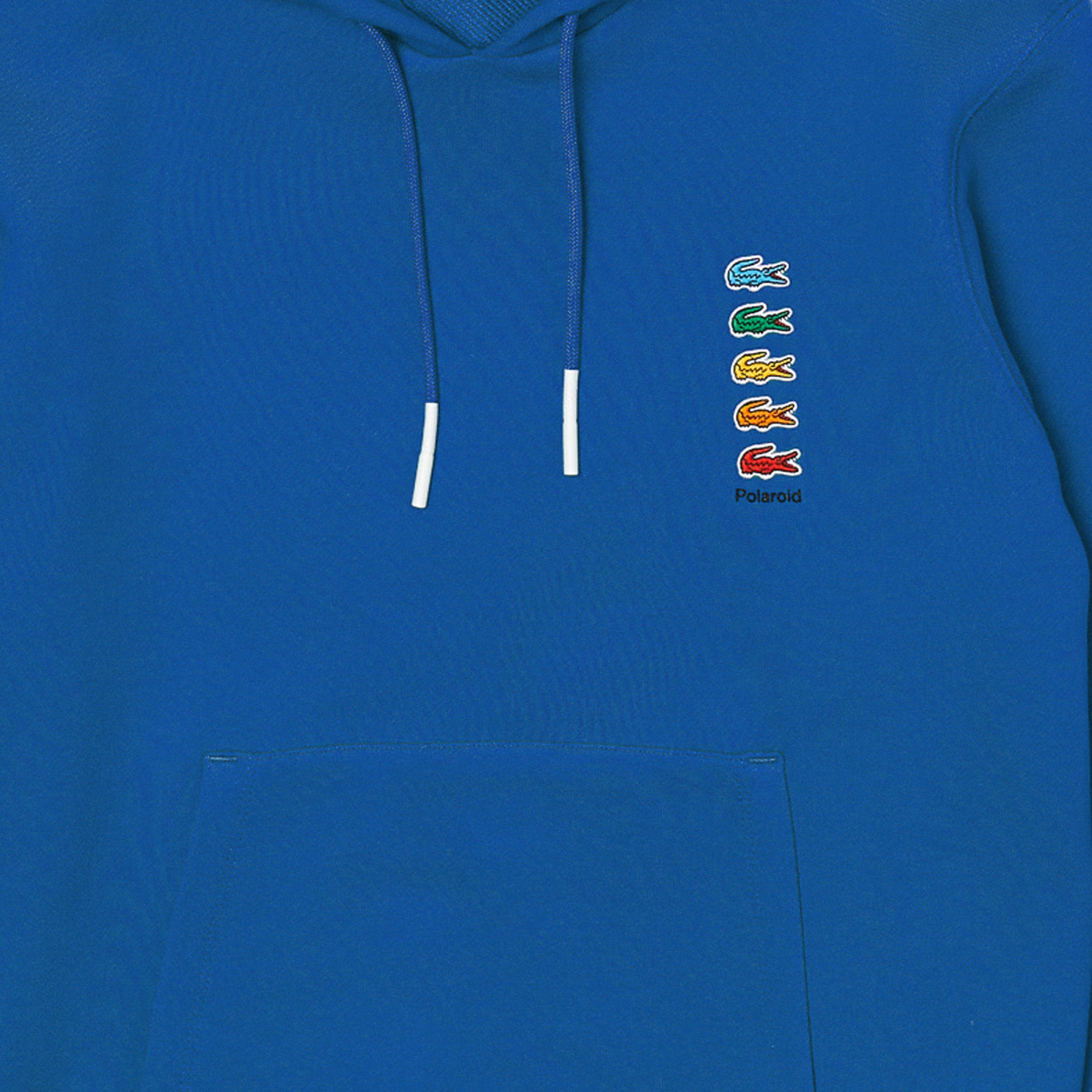 Lacoste x Polaroid Mens 'Blue' Hoodie – Extra Butter