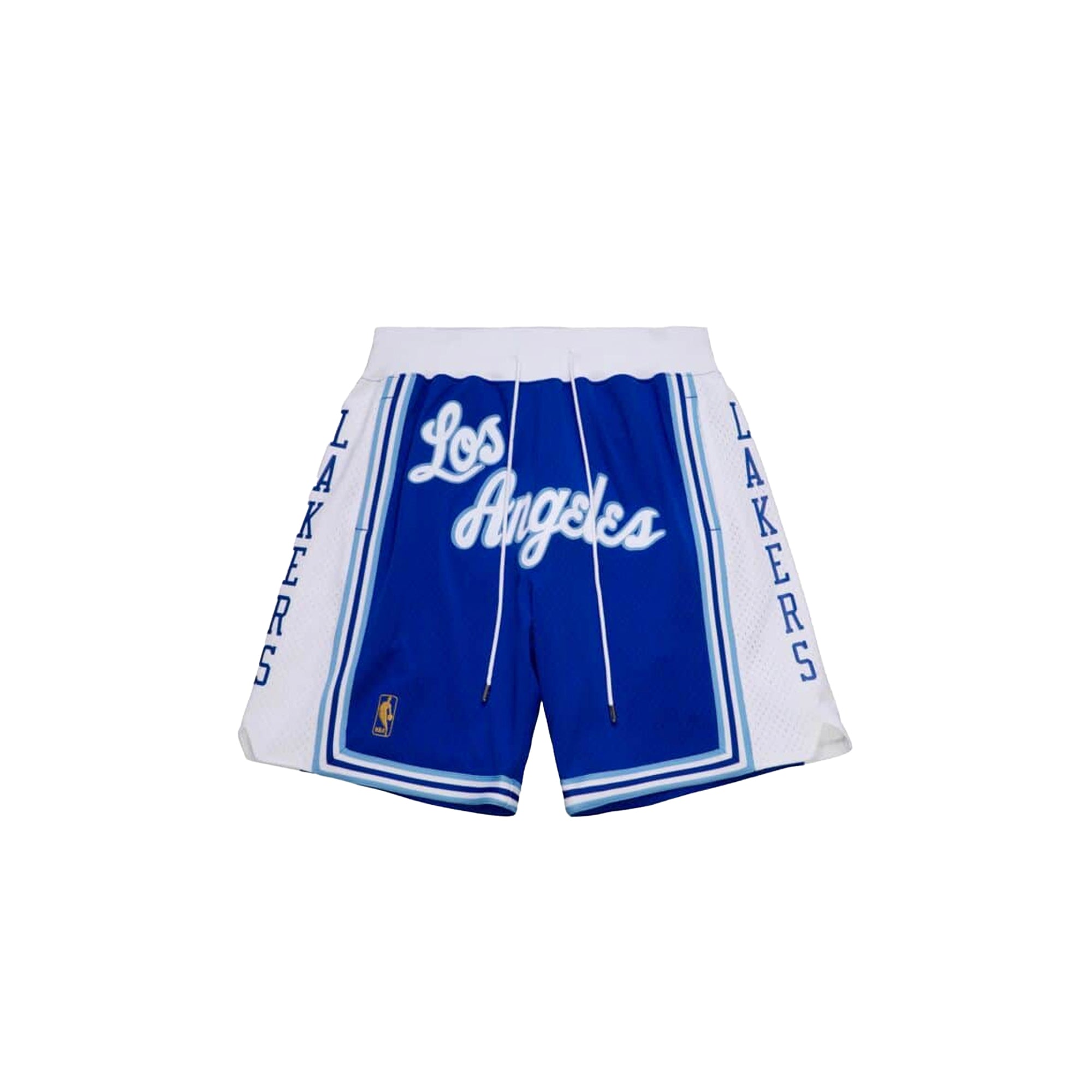 Mitchell & Ness Mens Just Don Hardwood Classics Shorts Lakers 1996 'White/Blue'