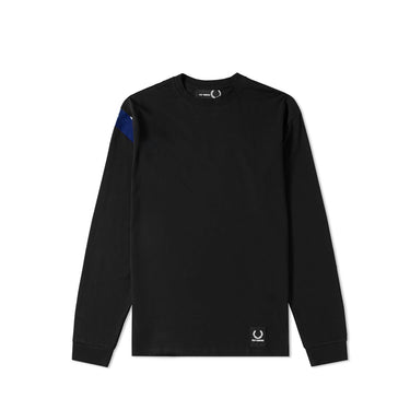 Fred Perry x RAF Simons Mens Tape Detail L/S Tee [SM4105]