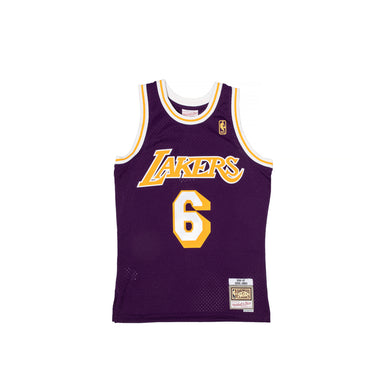 Mitchell & Ness Mens Eddie Jones Los Angeles Lakers Swingman Jersey 'Purple'