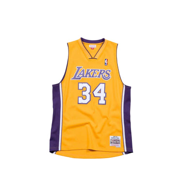 Mitchell & Ness Mens Los Angeles Lakers Shaquille O'Neal Swingman Jersey