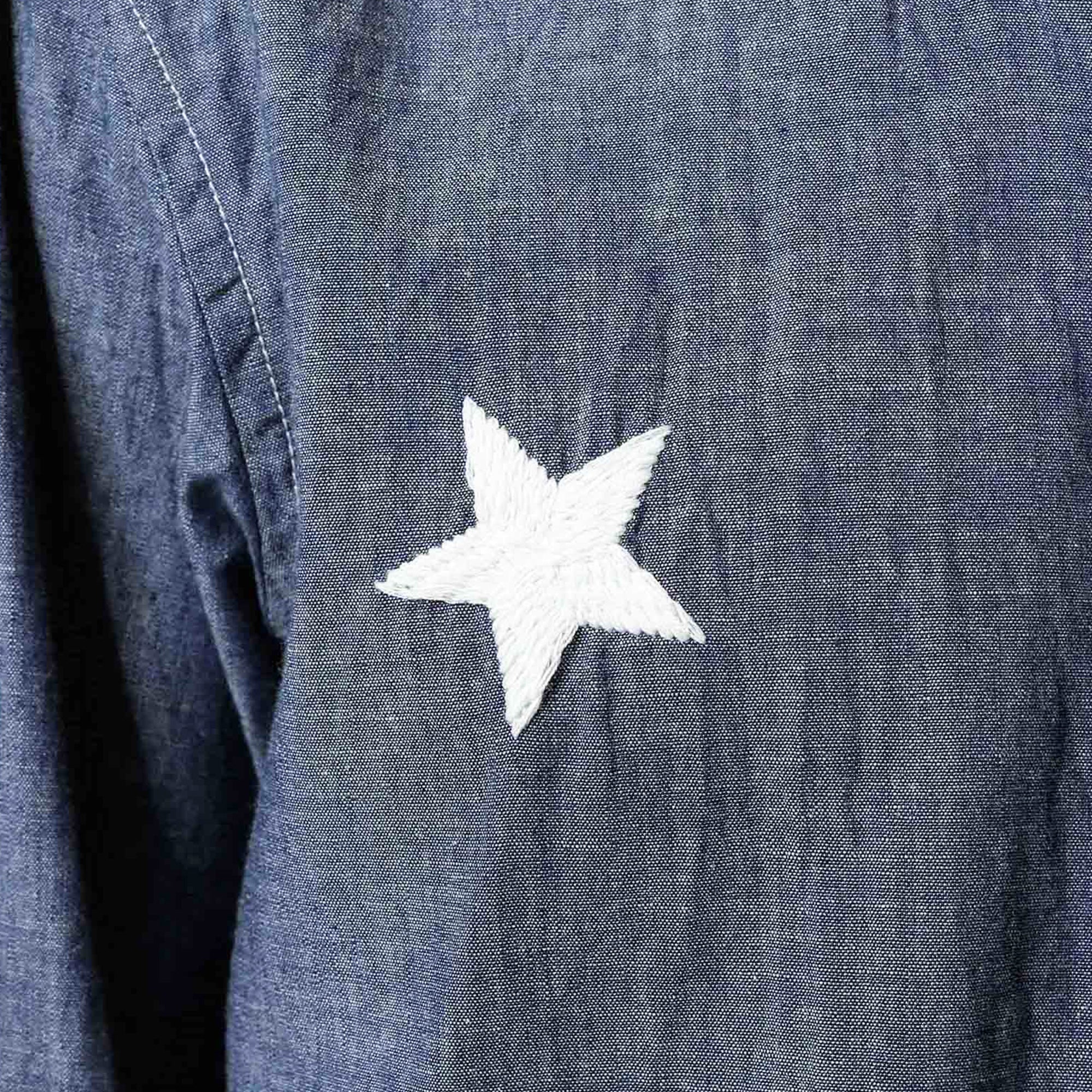 SOPHNET. Chambray Star Shirt