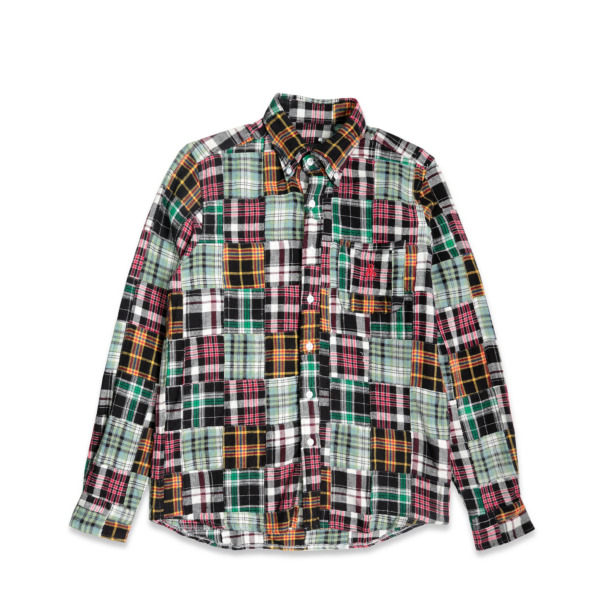 Sophnet Patchwork Flannel B.D. Shirt