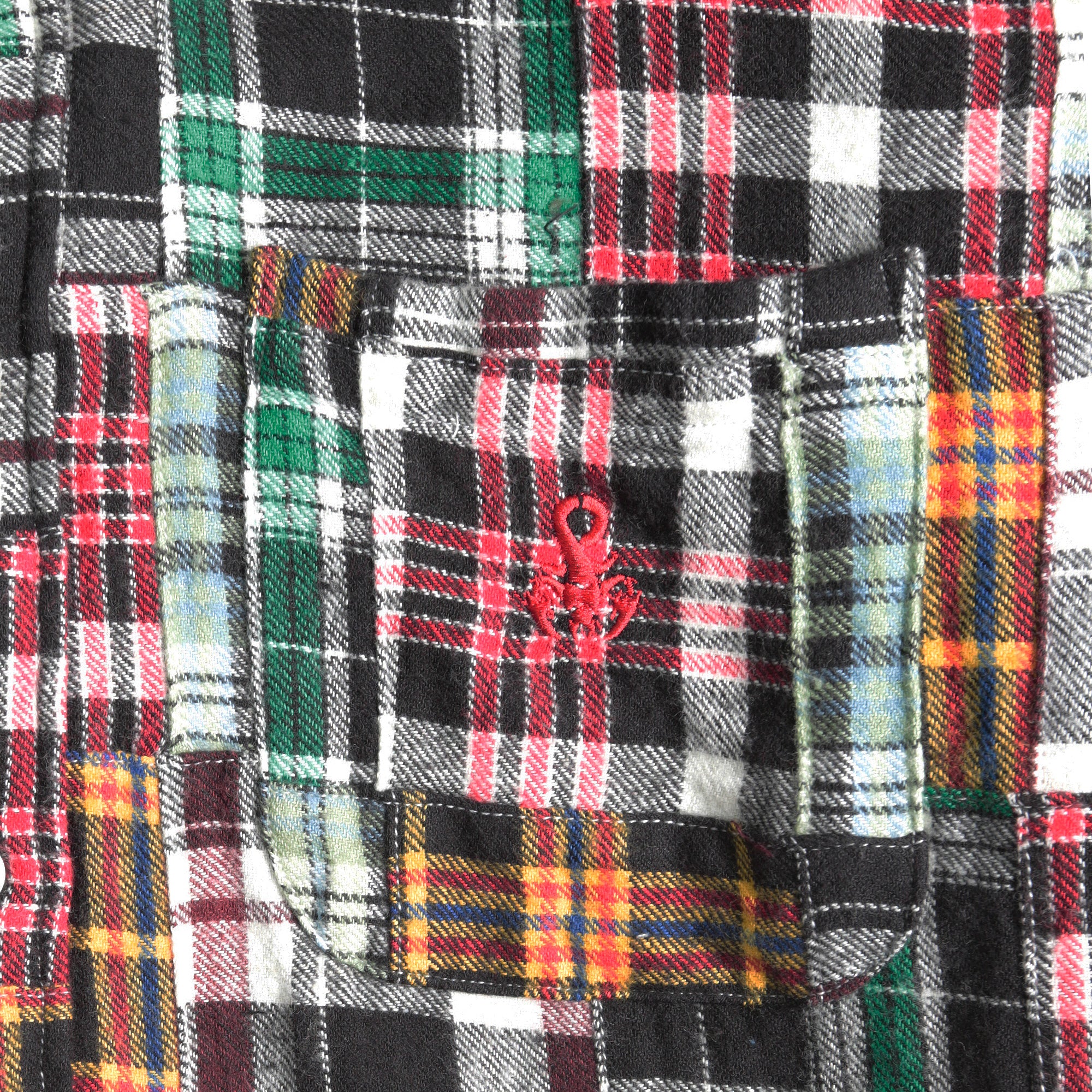 Sophnet Patchwork Flannel B.D. Shirt