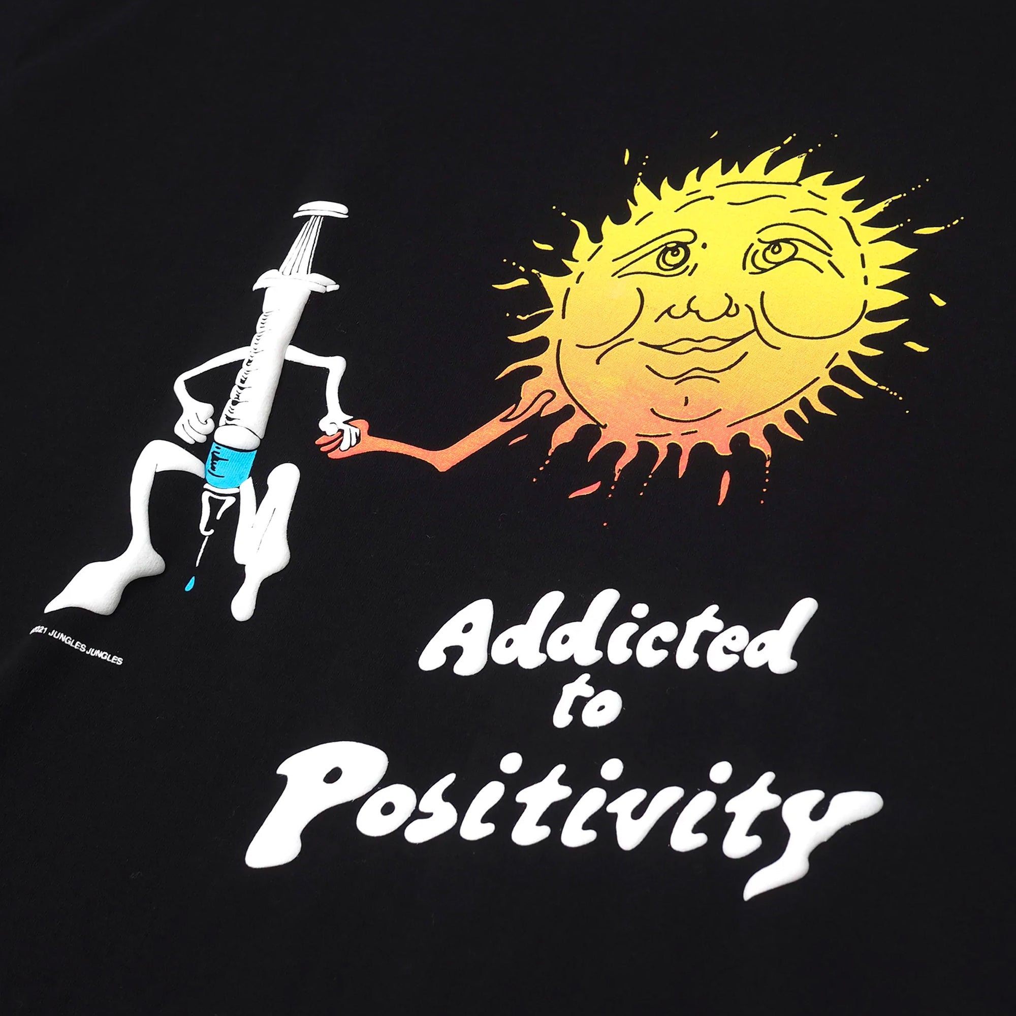 Jungles Mens Addicted To Positivity SS Tee