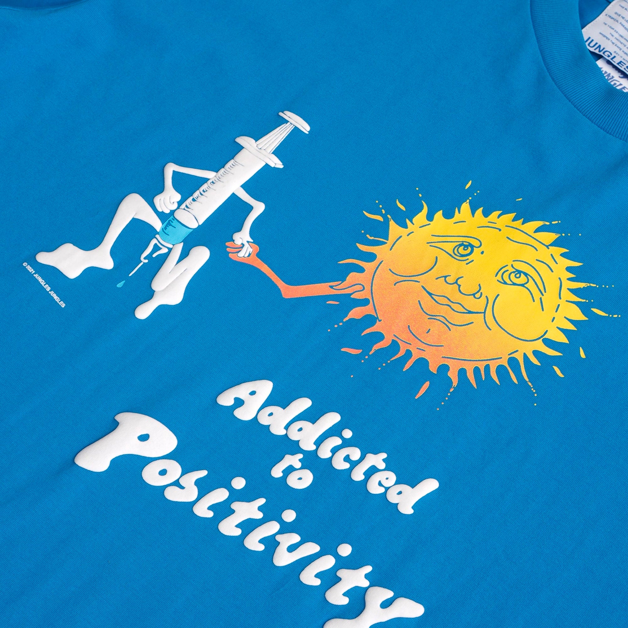 Jungles Mens Addicted To Positivity SS Tee