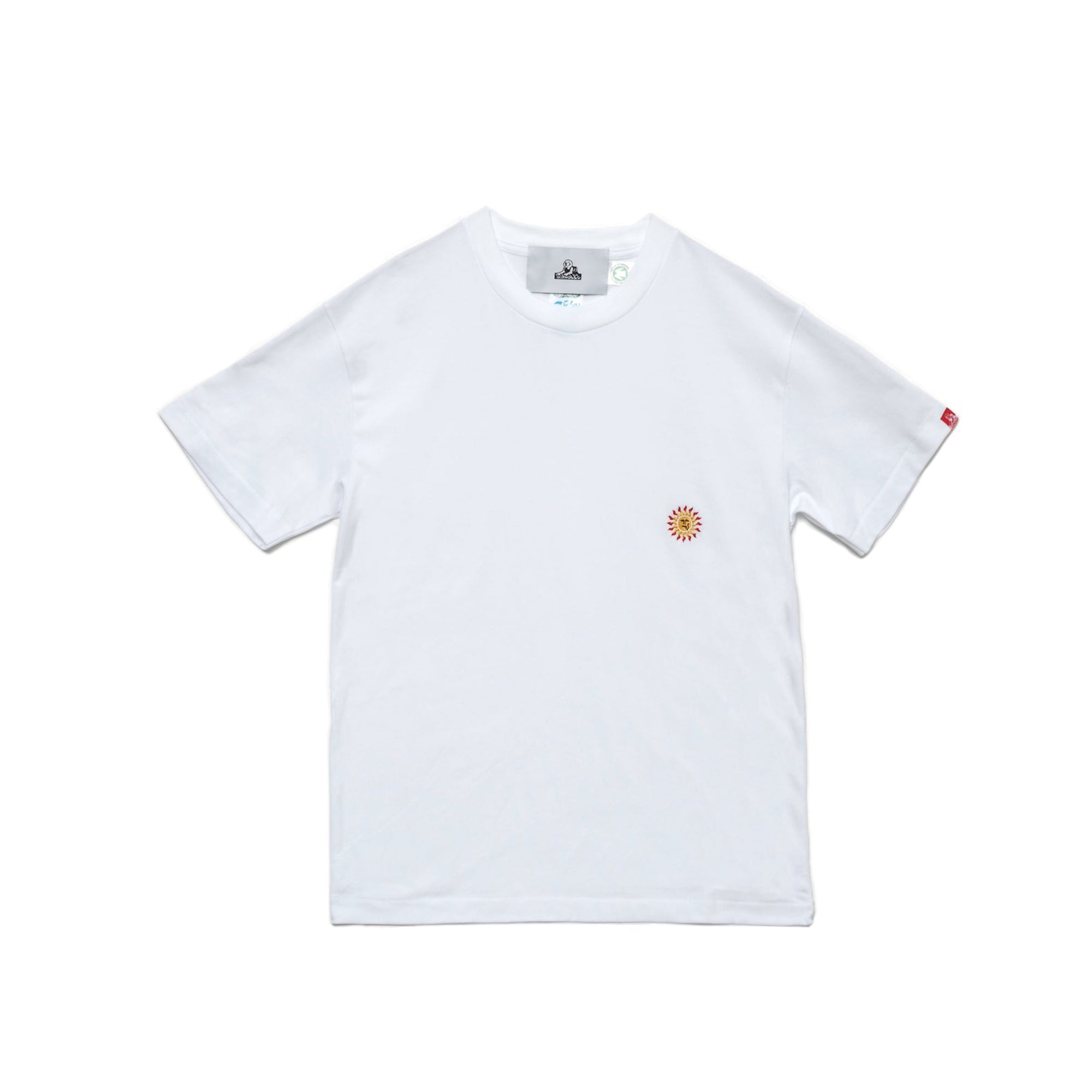 Jungles Mens Smoking Sun Linen Tee 'White Linen'