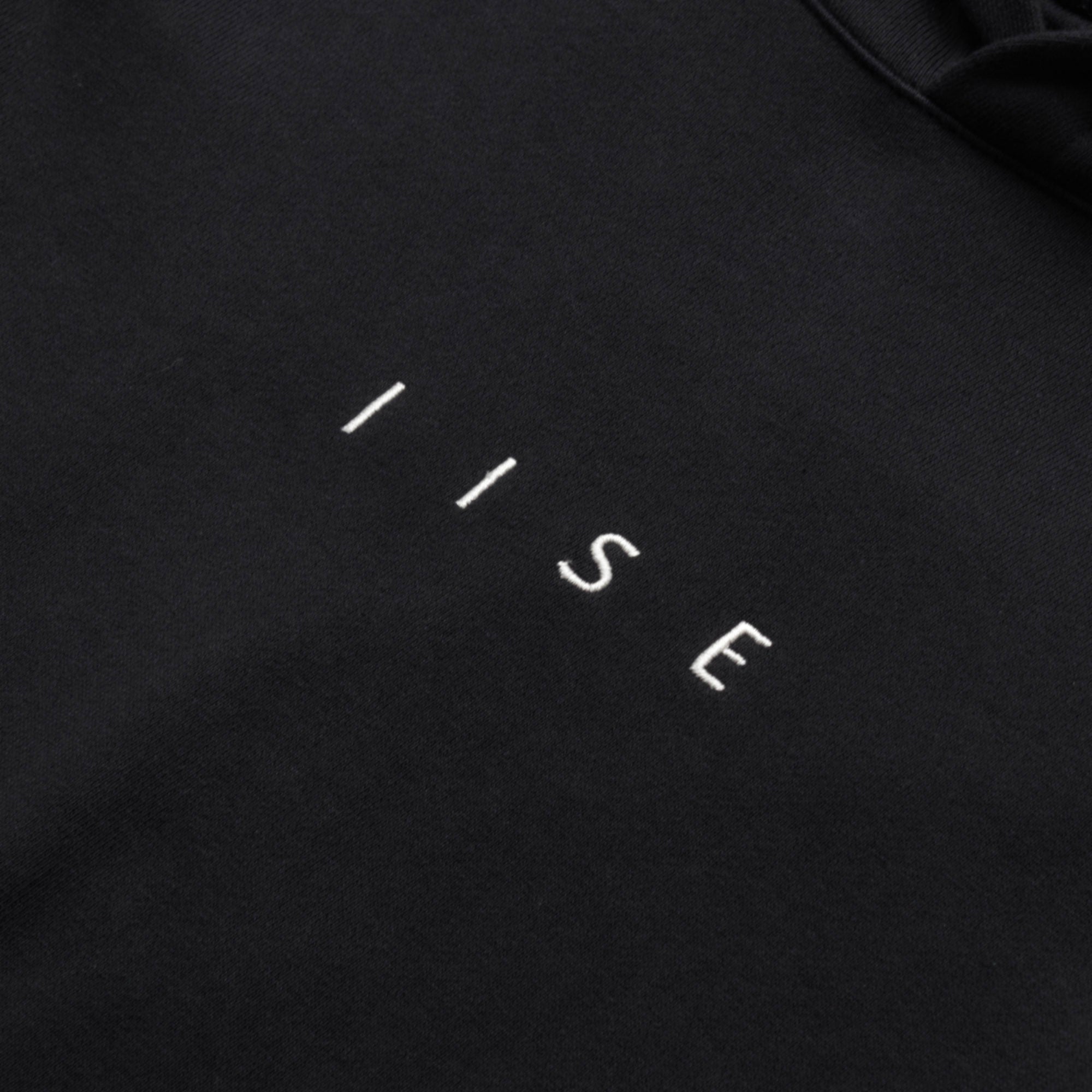 IISE Mens Logo Panel Hoodie 'Black'