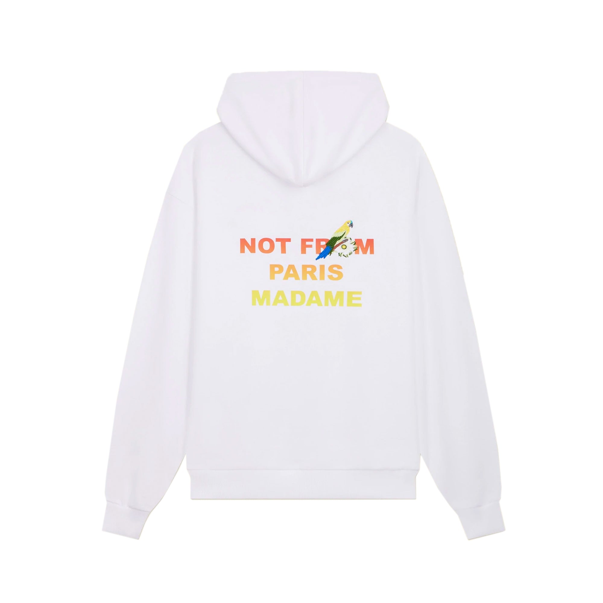 Drole De Monsieur Mens NFPM Perroquet Hoodie White