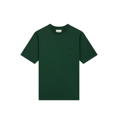 Drole De Monsieur Mens Embroidered Logo Classic SS Tee Dark Green