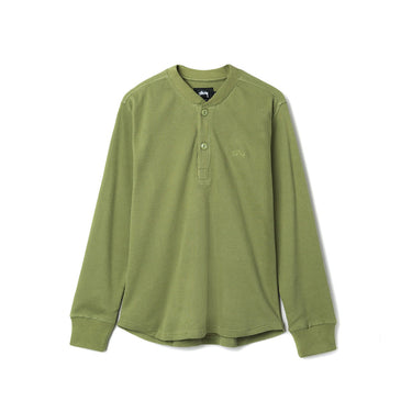 Stussy Stock Thermal Henley - Olive
