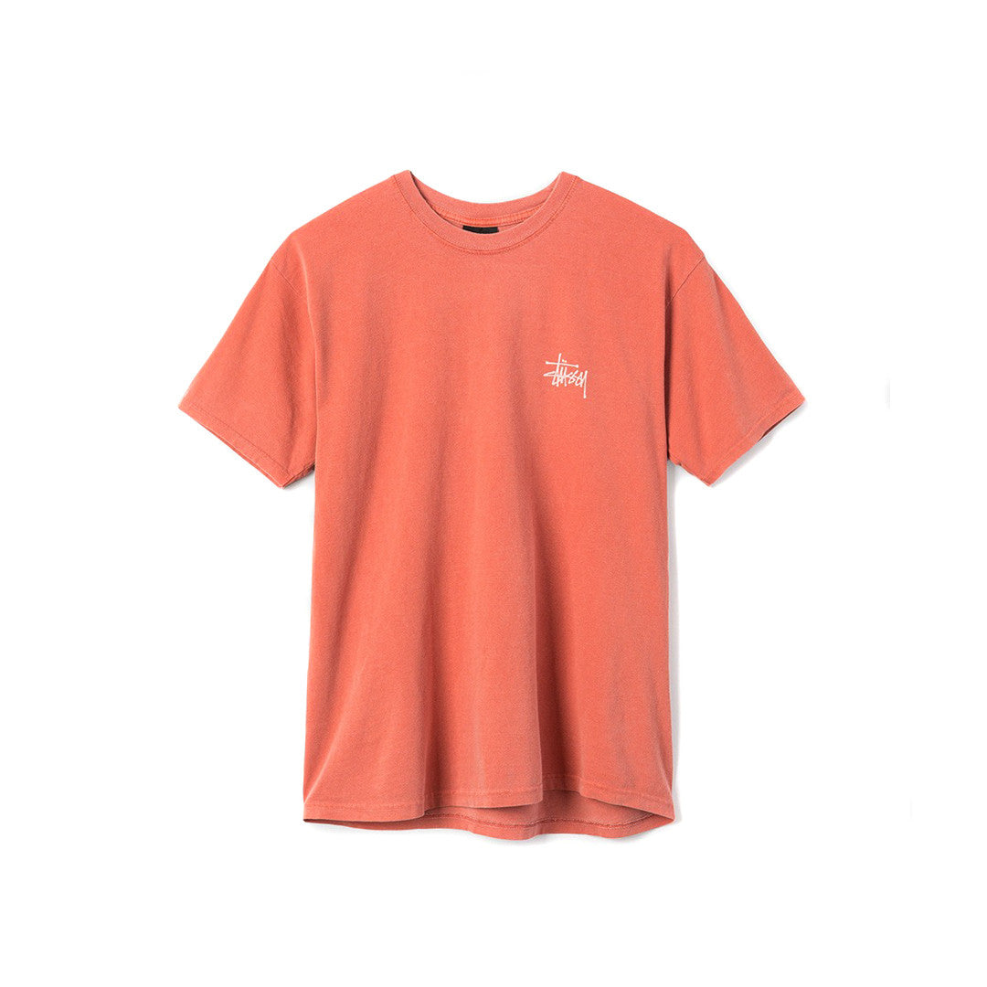 Stussy Basic Pigment Dyed Tee - Burnt Orange