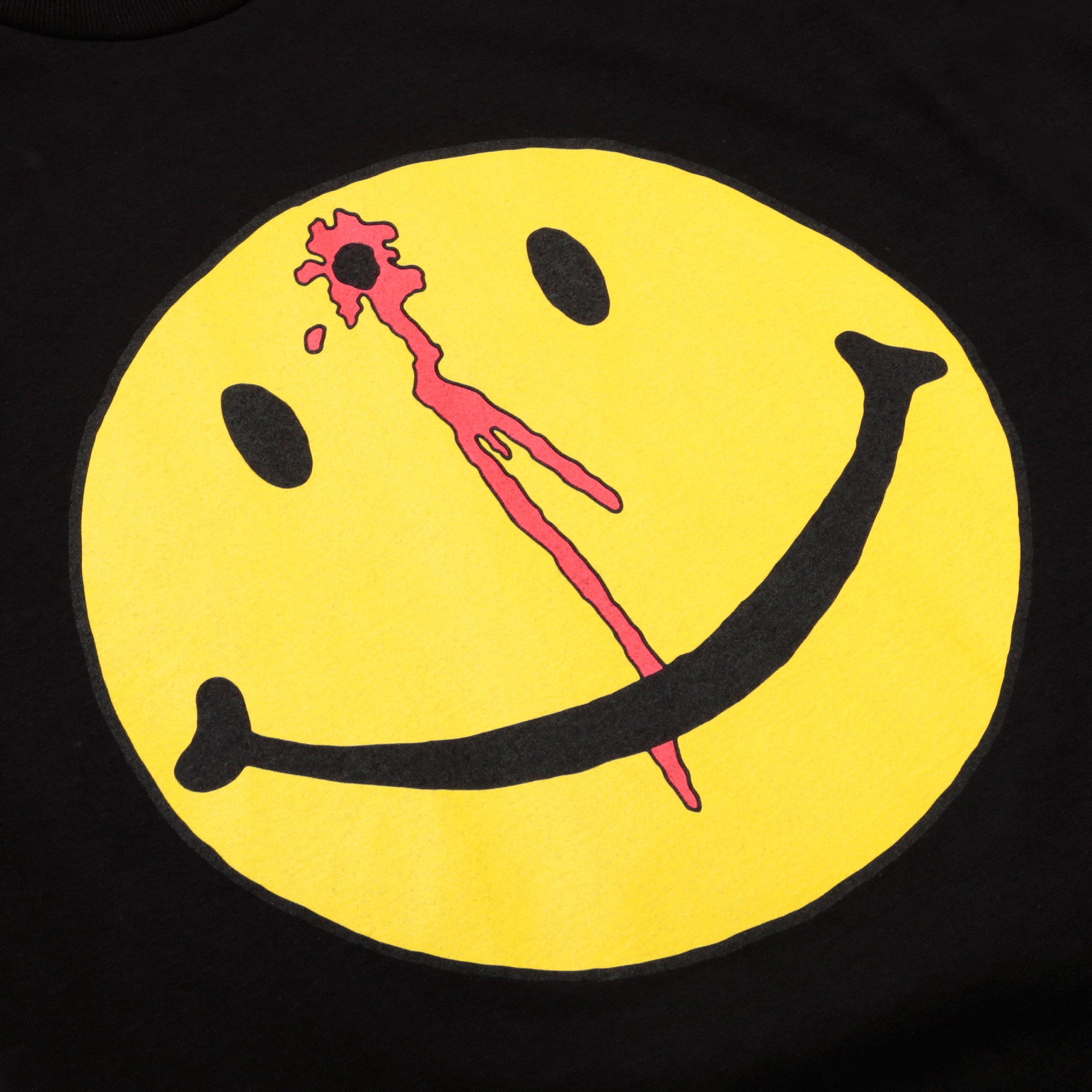 Pleasures x Chinatown Market Smiley Tee - Black