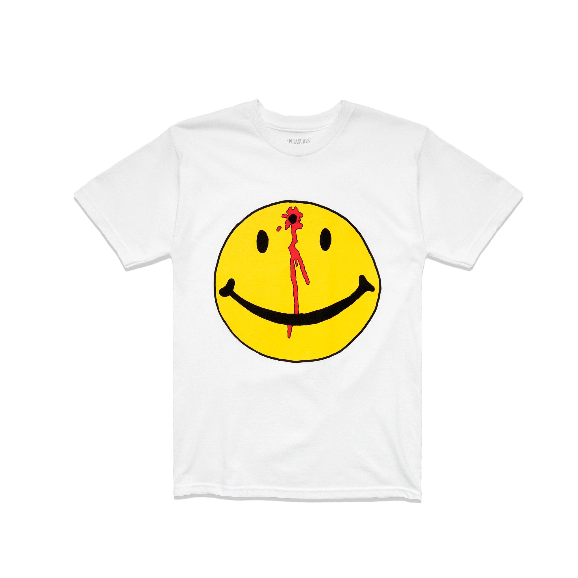 Pleasures x Chinatown Market Smiley Tee - White