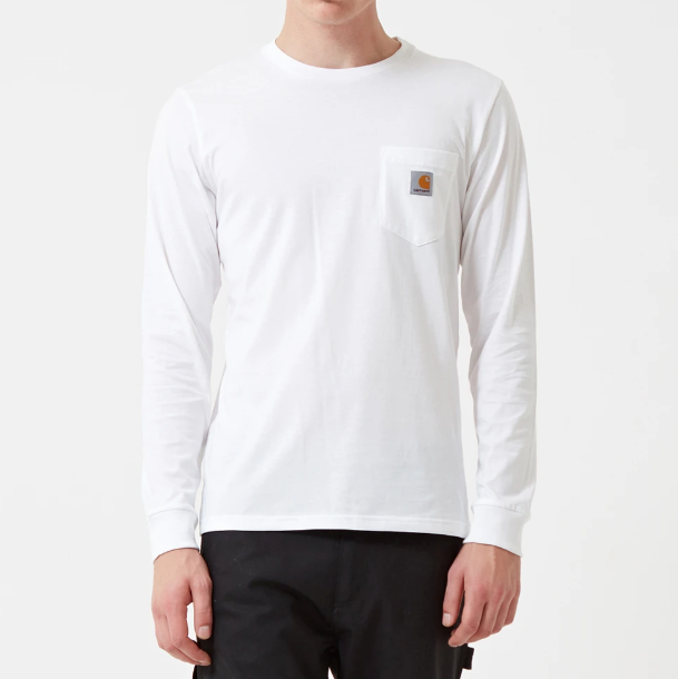 Carhartt WIP Mens Long sleeve Pocket Tee