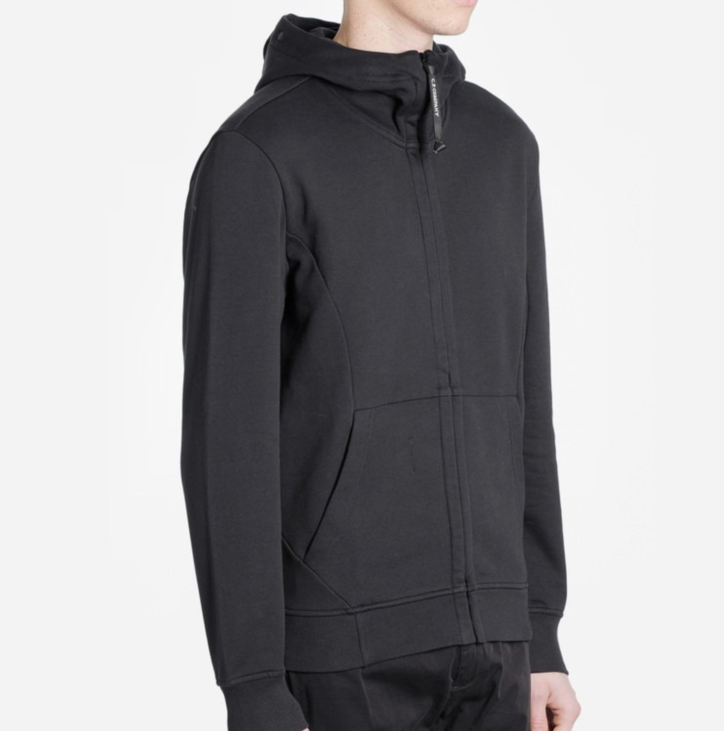 diagonal raised fleece split goggle hoodie CP Company Mens Diagonal Fleece Full-Zip Goggle Hoodie – Extra Butter