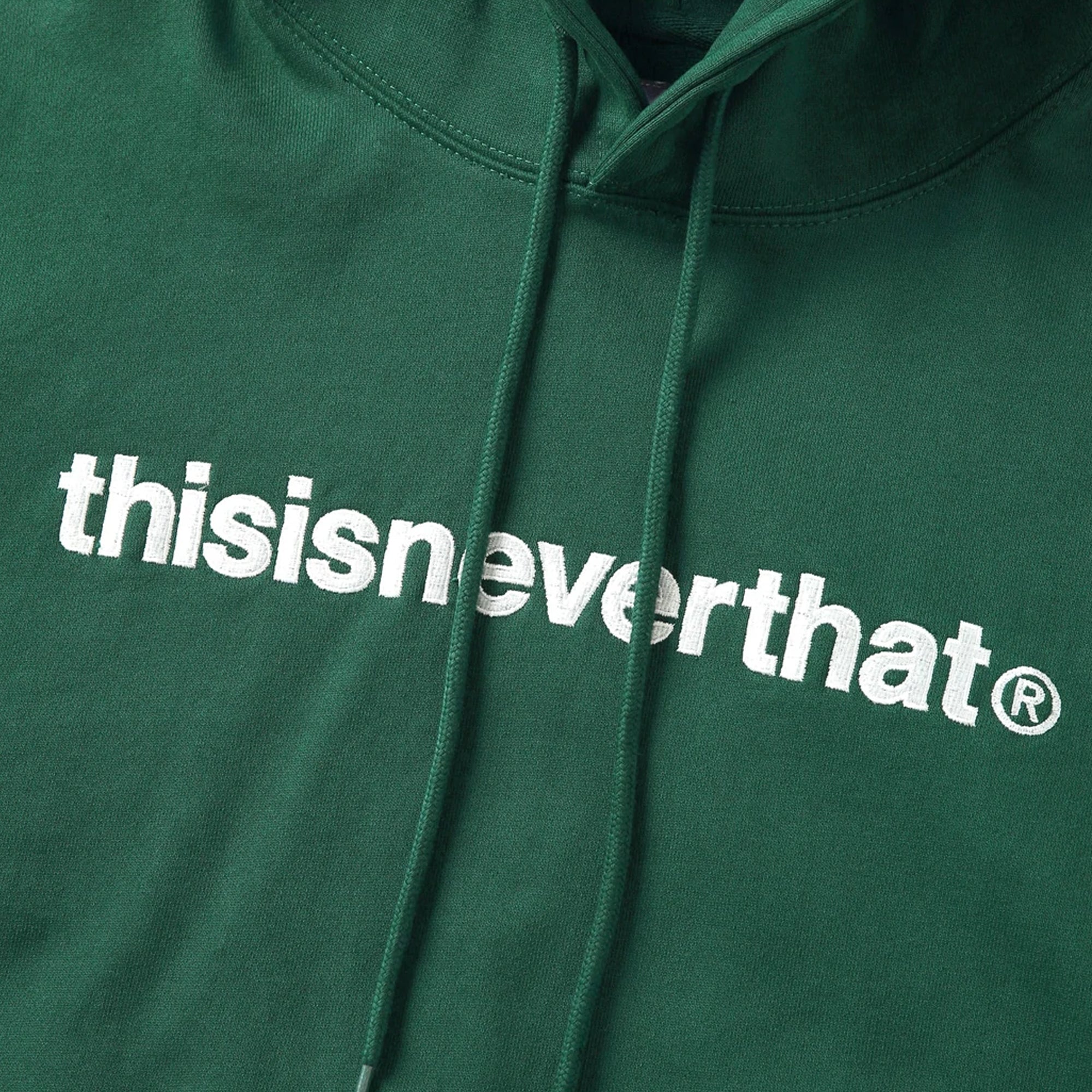 Thisisneverthat Mens T-Logo Hoodie 'Forest'