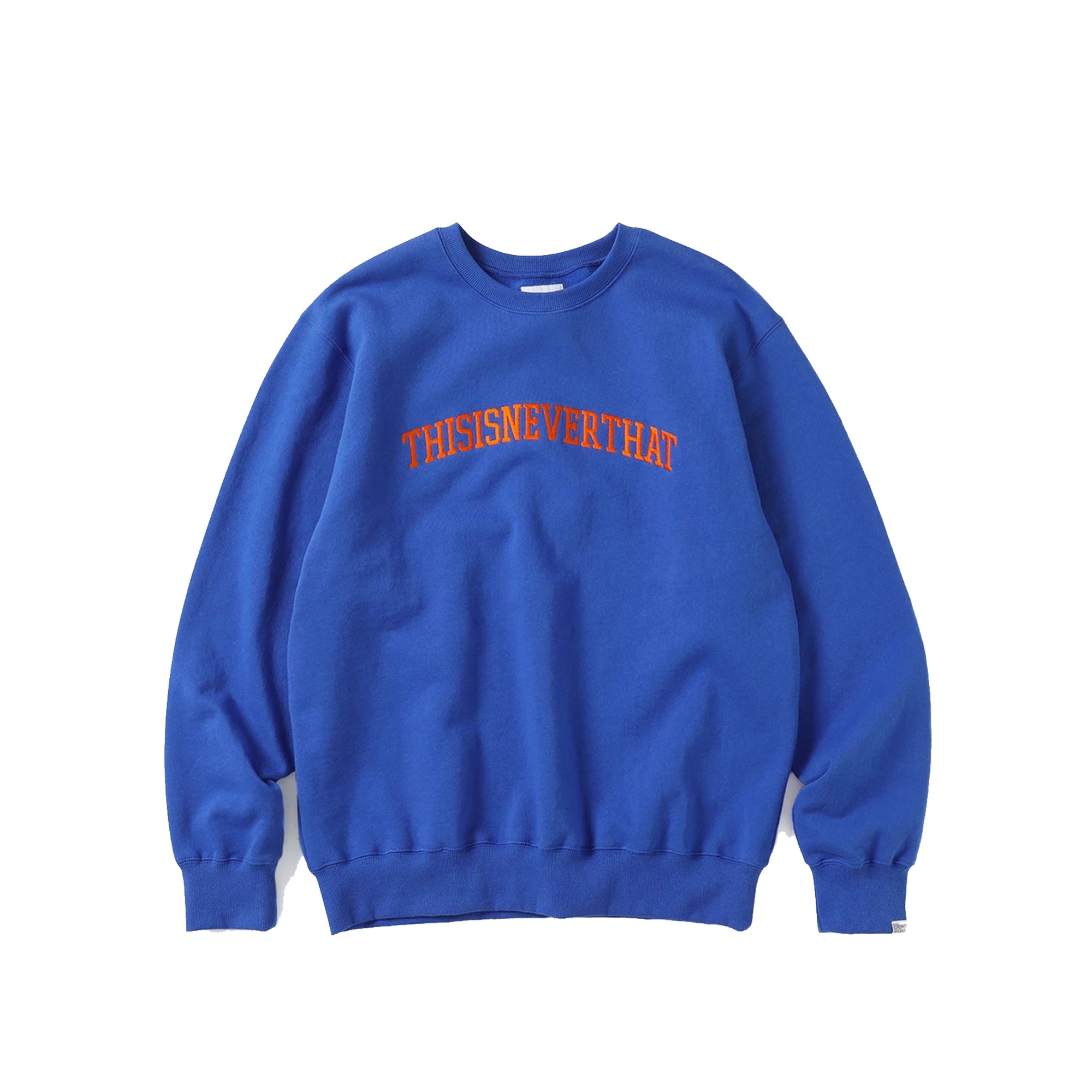 THISISNEVERTHAT Mens Arch-logo Crewneck 'Blue'