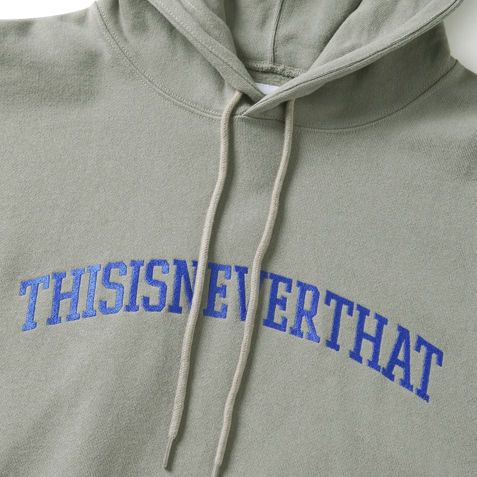 Thisisneverthat Mens Arch-Logo Hoodie 'Grey'